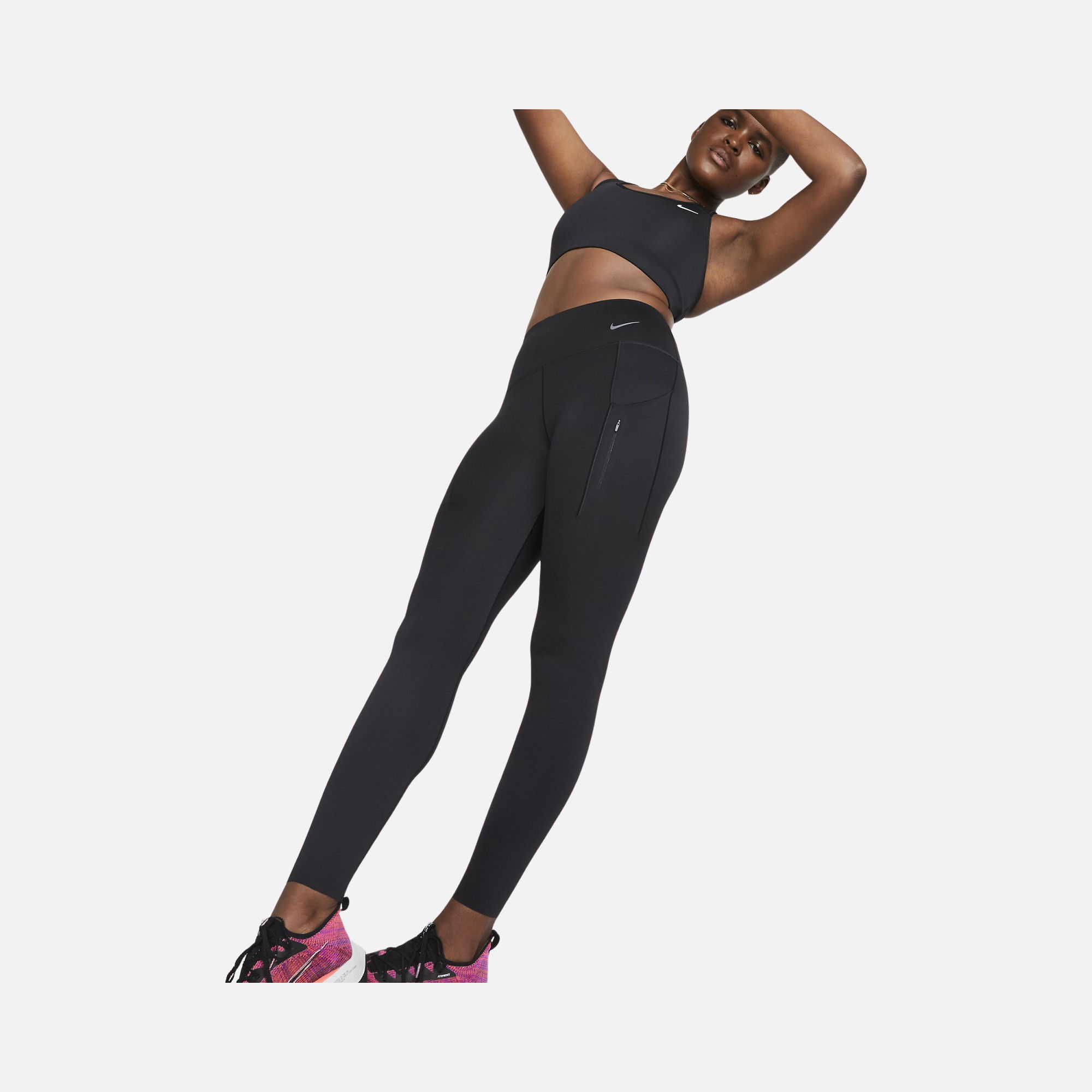 Nike Go Firm-Support Mid-Rise Full-Length Training Kadın Tayt