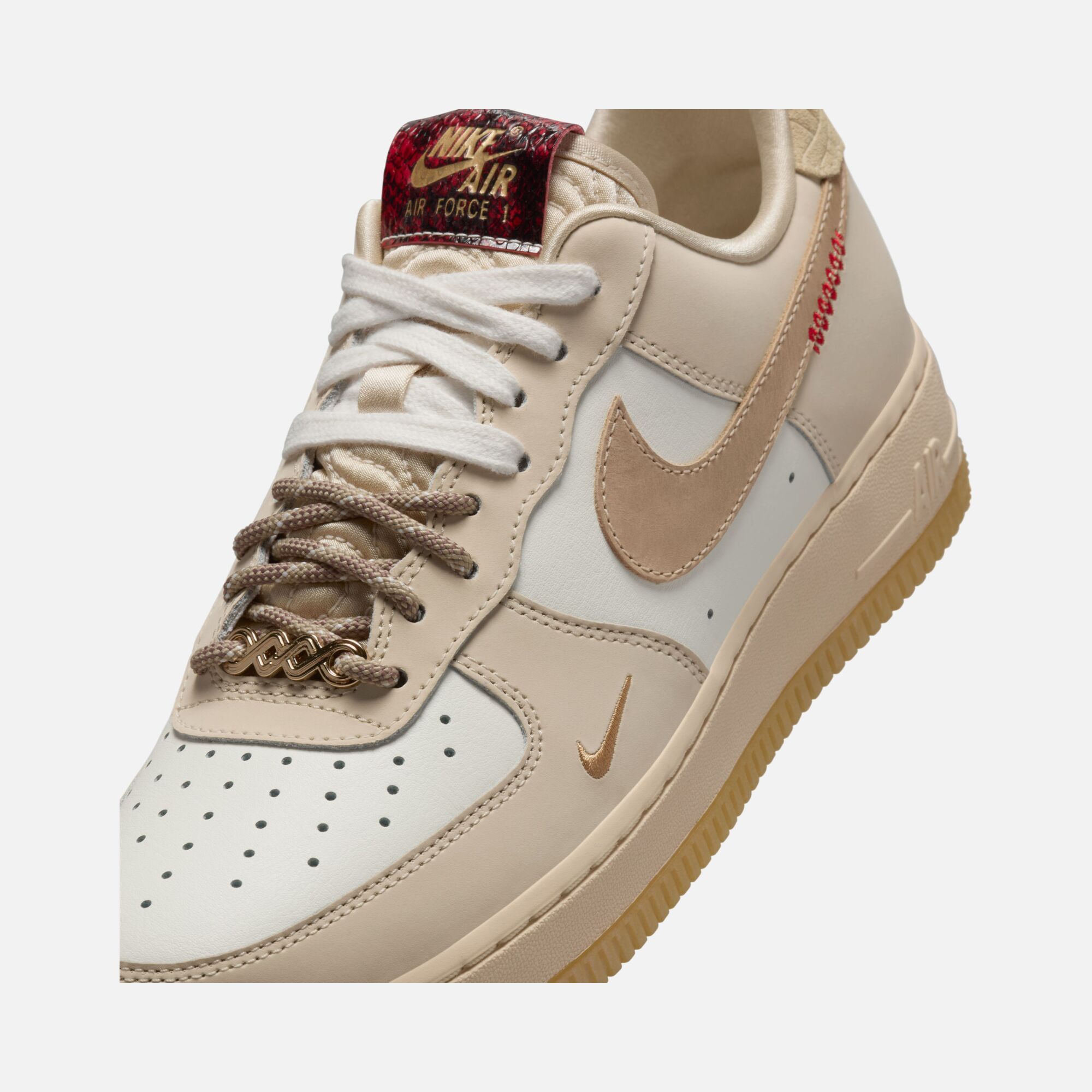 Nike Air Force 1 '07 ''Design Details Imitating a Coiled Snake'' Kadın Spor Ayakkabı