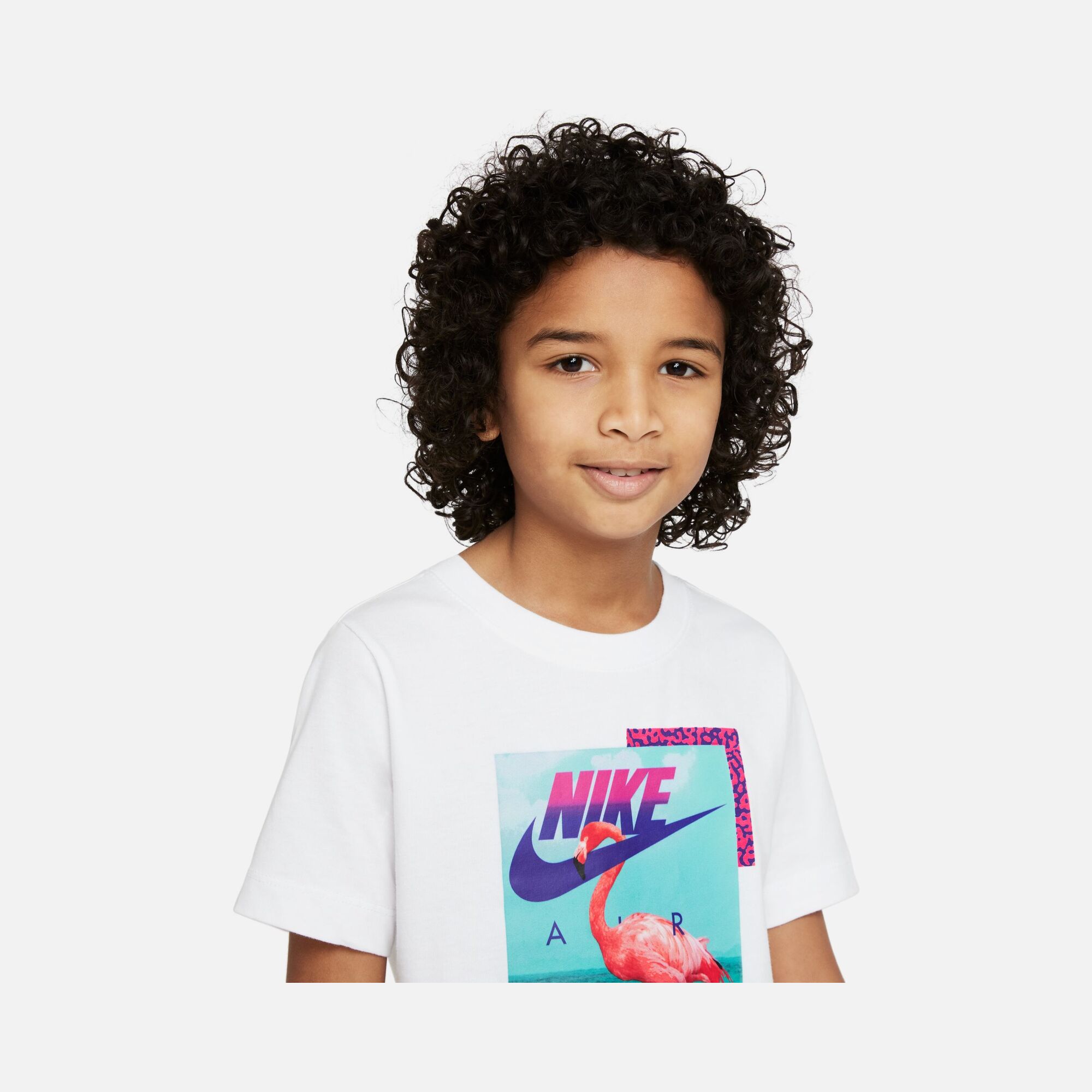 Nike Sportswear Beach Flamingo Photo Short-Sleeve (Boys') Çocuk Tişört