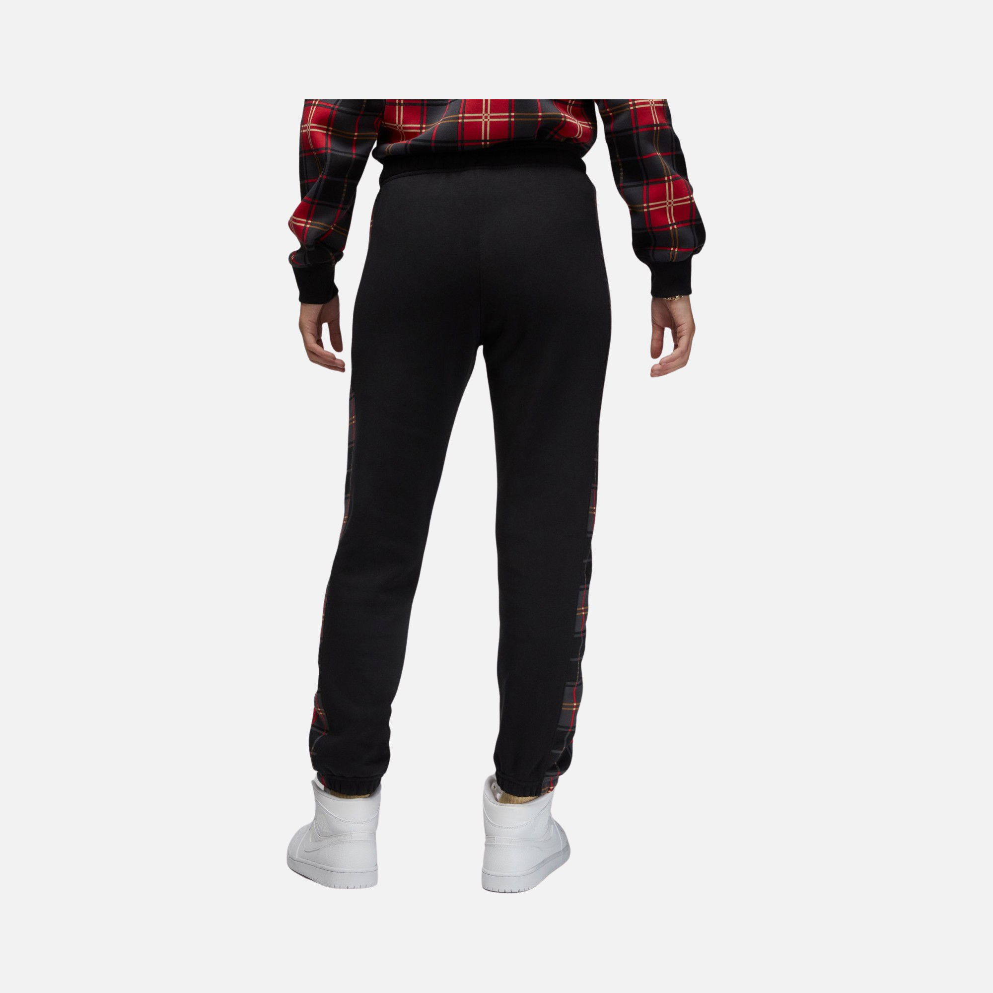 Nike Jordan Essential Flight Artist Series Plaid Block Fleece Kadın Eşofman Altı