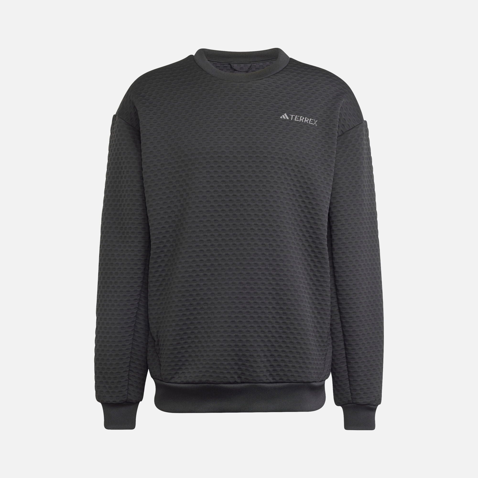 adidas Terrex Xploric Waffle Knit Crewneck Hiking Erkek Sweatshirt