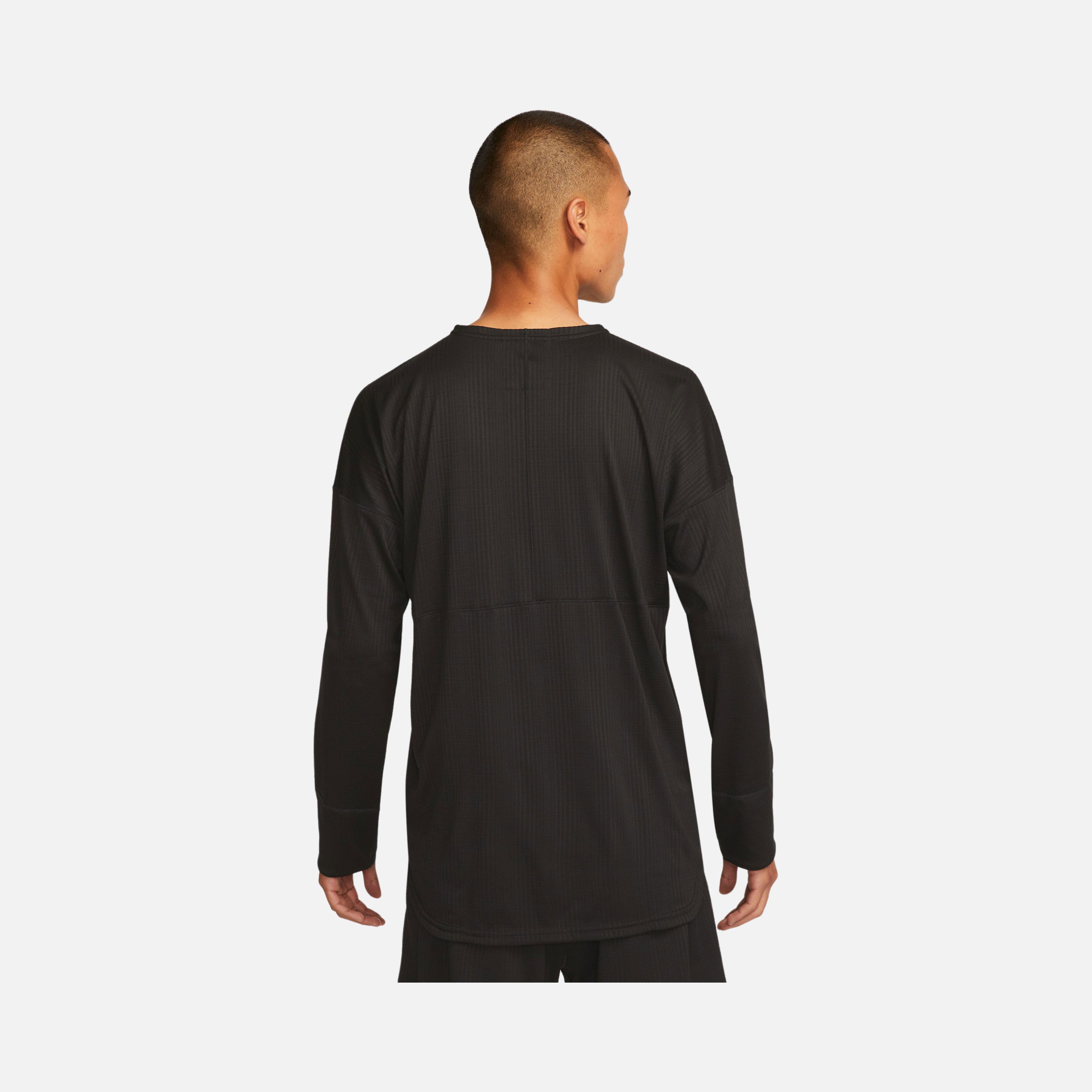 Nike Yoga Dri-Fit Statement Jersey Crew Training Long-Sleeve Erkek Tişört