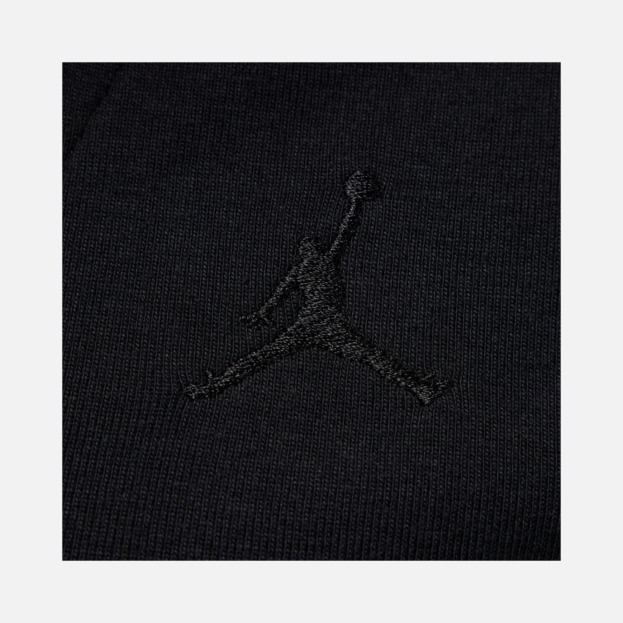 Nike Jordan Twill Knit Cropped Buttoned Short-Sleeve Kadın Tişört
