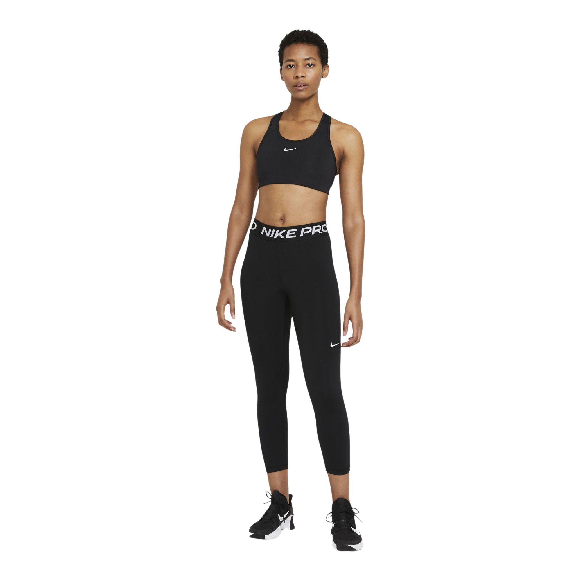 Nike Pro 365 Mid-Rise Crop Kadın Tayt