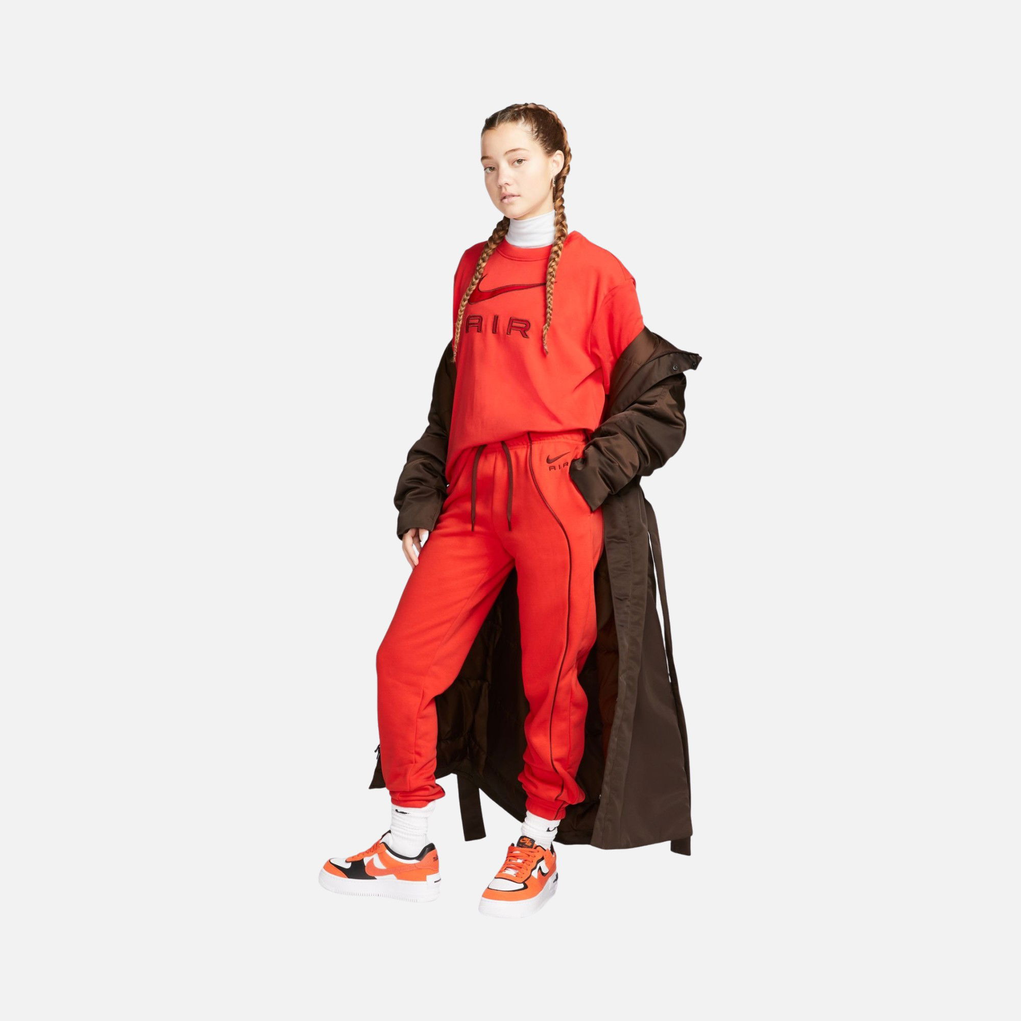 Nike Sportswear Air Mid-Rise Fleece Kadın Eşofman Altı