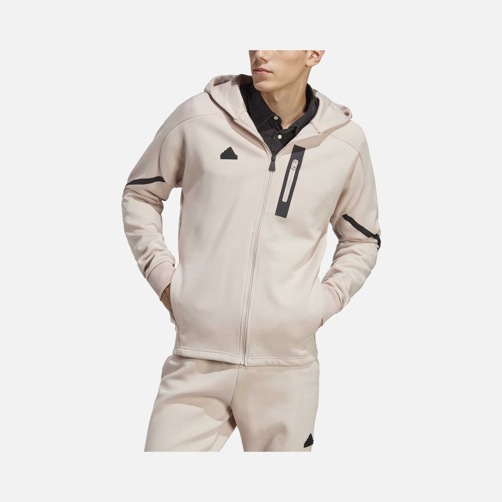 adidas Designed for Gameday Full-Zip Hoodie Training Erkek Sweatshirt