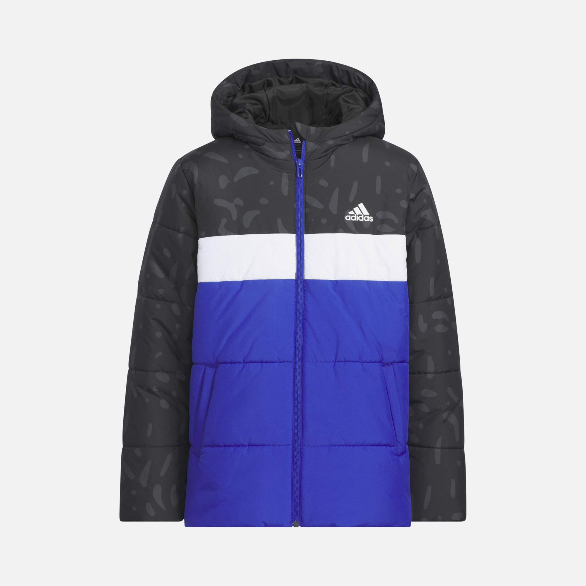adidas Sportswear Colorblocked Padded Full-Zip Hoodie Çocuk Mont