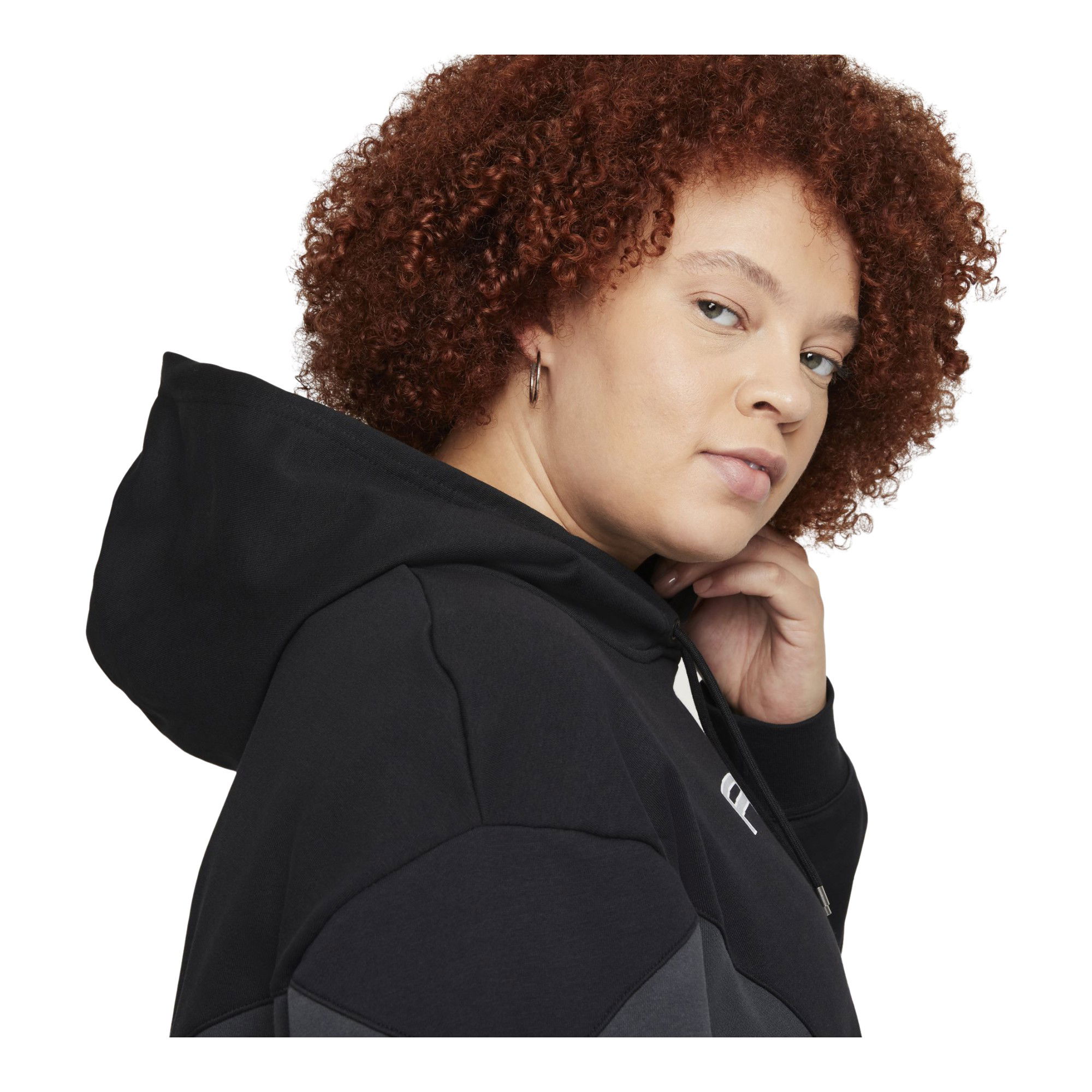 Nike Sportswear Air Mock Fleece Hoodie Kadın Sweatshirt