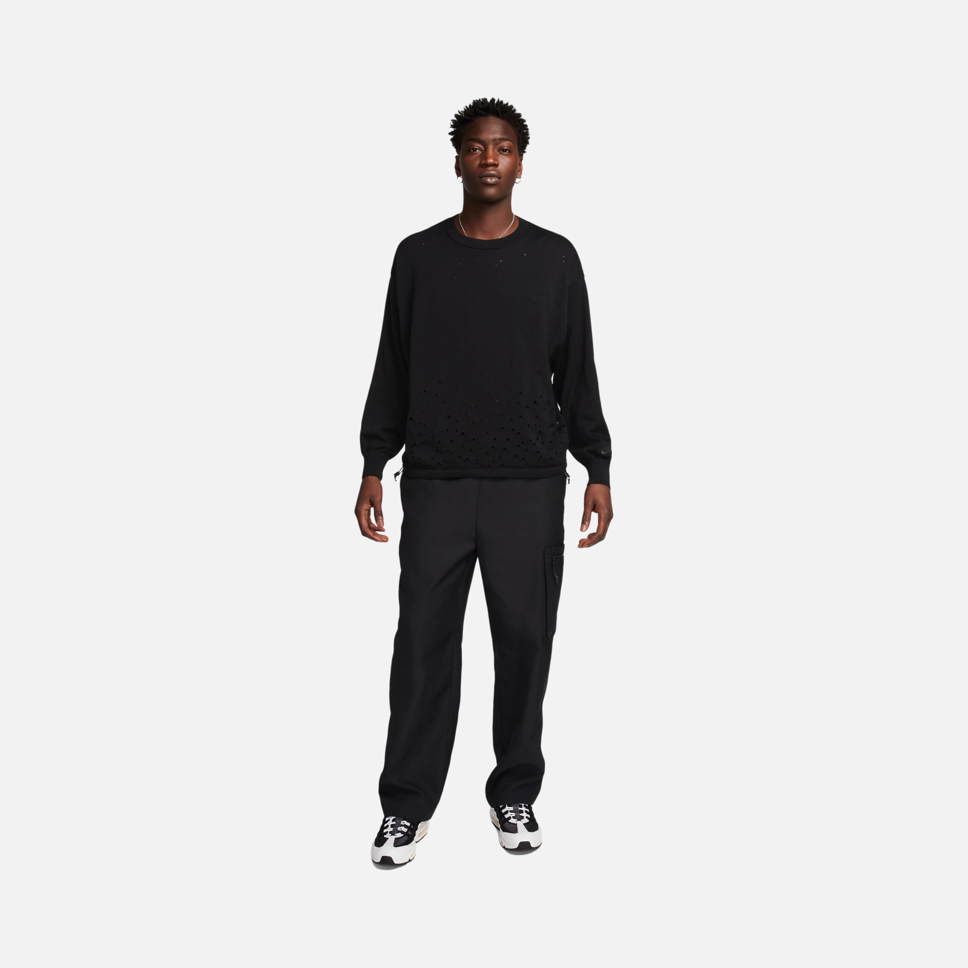 Nike Sportswear Tech Pack Knitting Loose Cut Long-Sleeve Erkek Sweatshirt