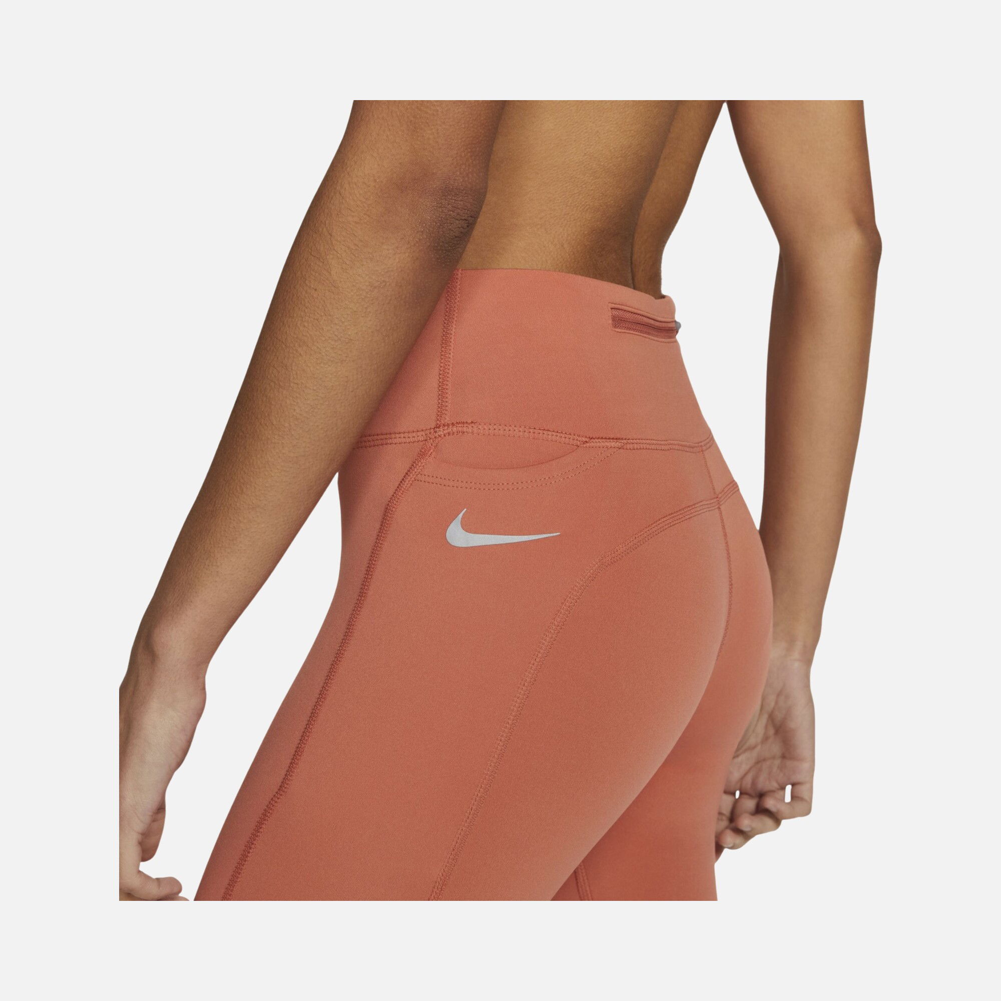 Nike Fast Mid-Rise Crop Running Kadın Tayt