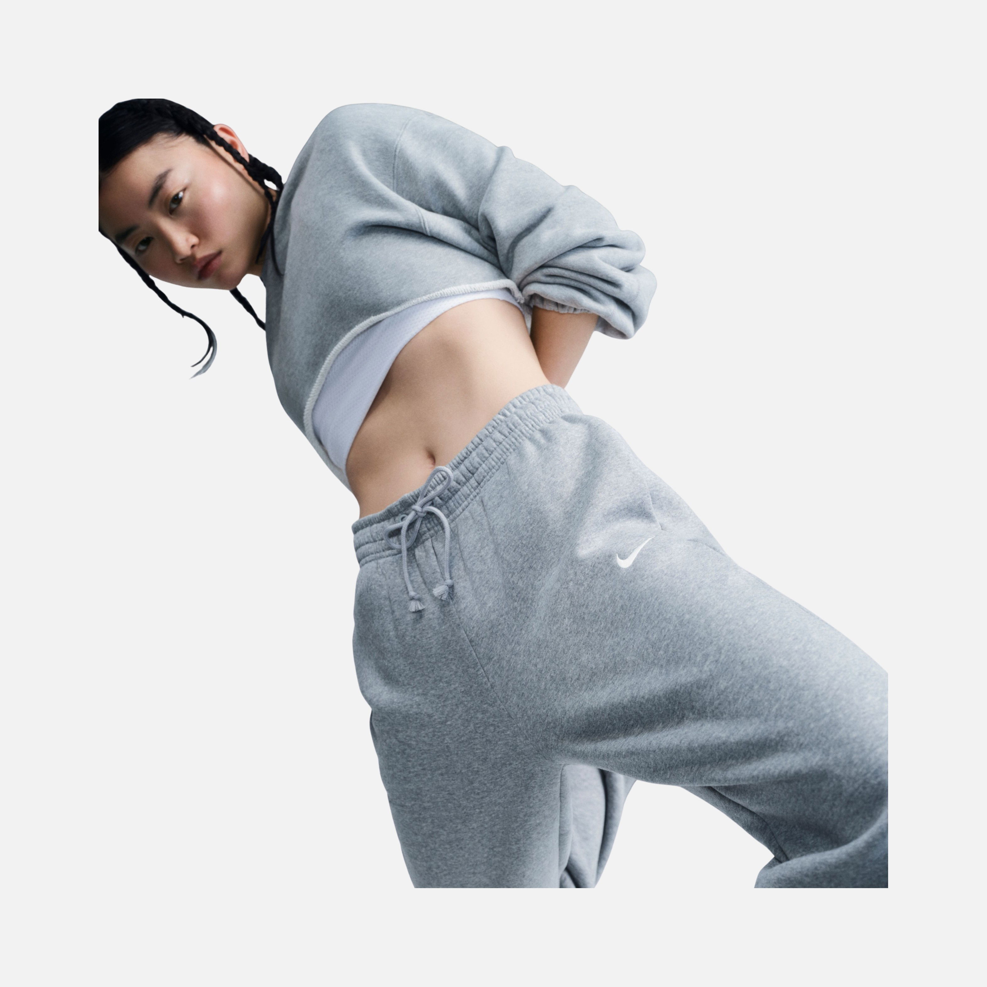 Nike Sportswear Phoenix Fleece High-Waisted Oversized Kadın Eşofman Altı