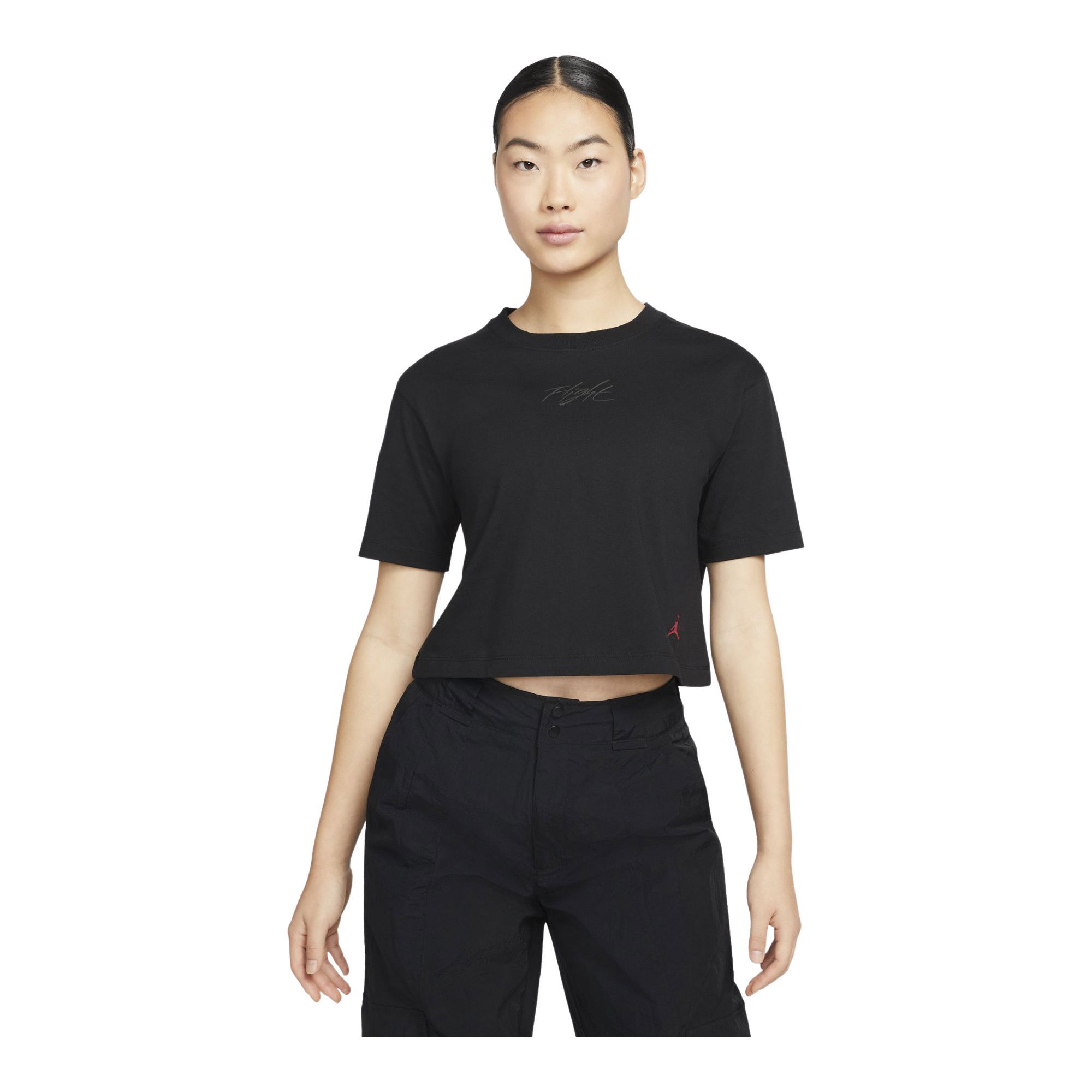 Nike Jordan Heritage Graphic Cropped Sort-Sleeve Kadın Tişört