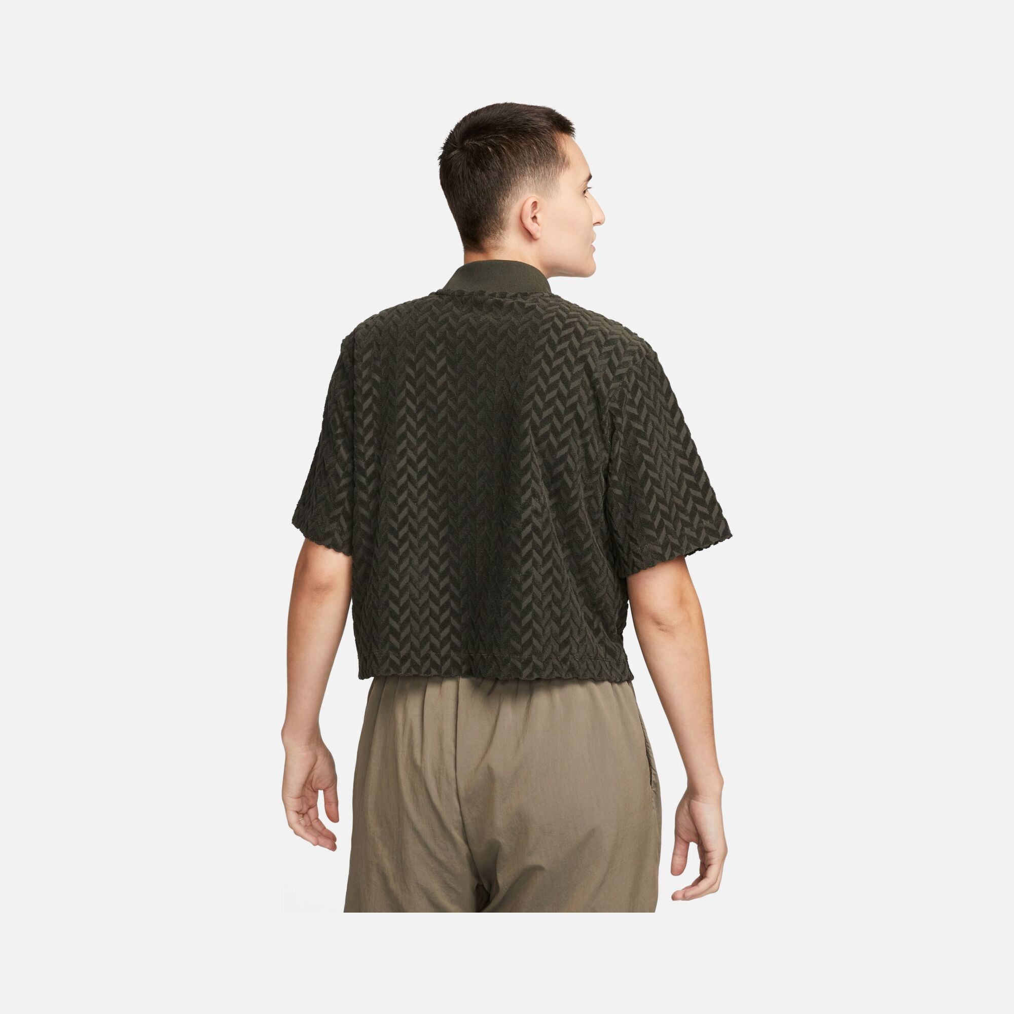 Nike Sportswear Everyday Mod Boxy Cropped Turtleneck Short-Sleeve Kadın Tişört