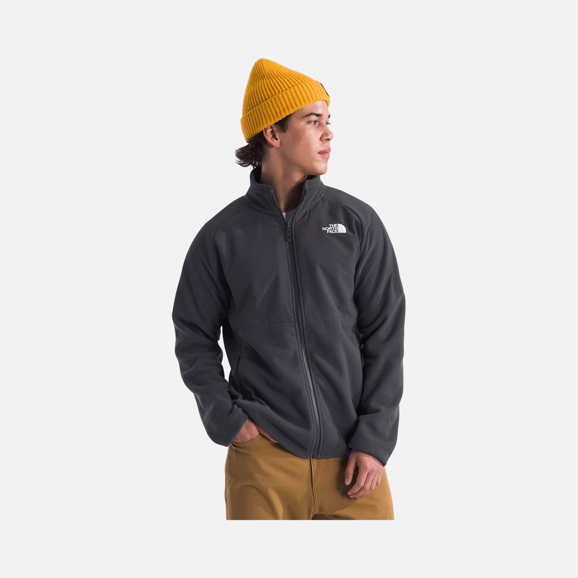 North Face Glacier Heavyweight Fleece Full-Zip Erkek Sweatshirt
