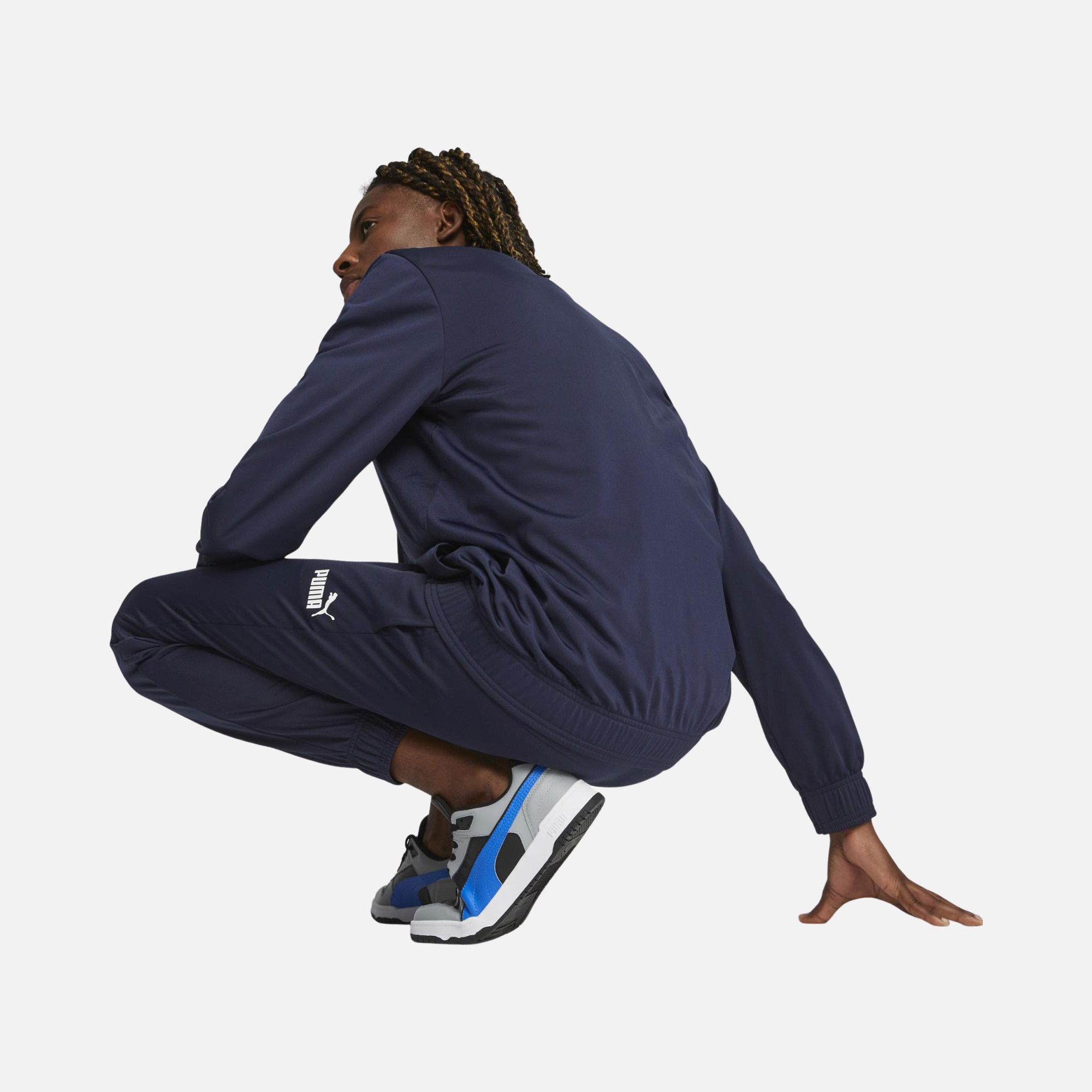 Puma Sportswear Poly Suit Full-Zip Erkek Eşofman Takımı