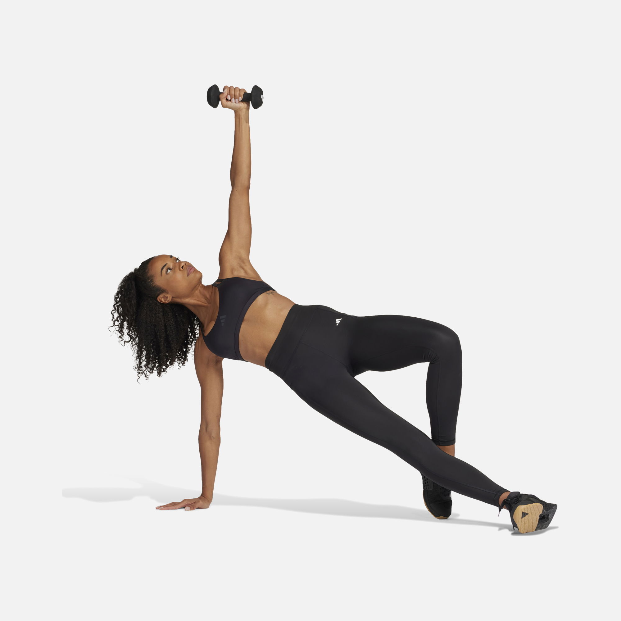 adidas AEROREADY Aeroimpact Luxe Adiflex Fabric Light-Support Removable Padding Training Kadın Bra