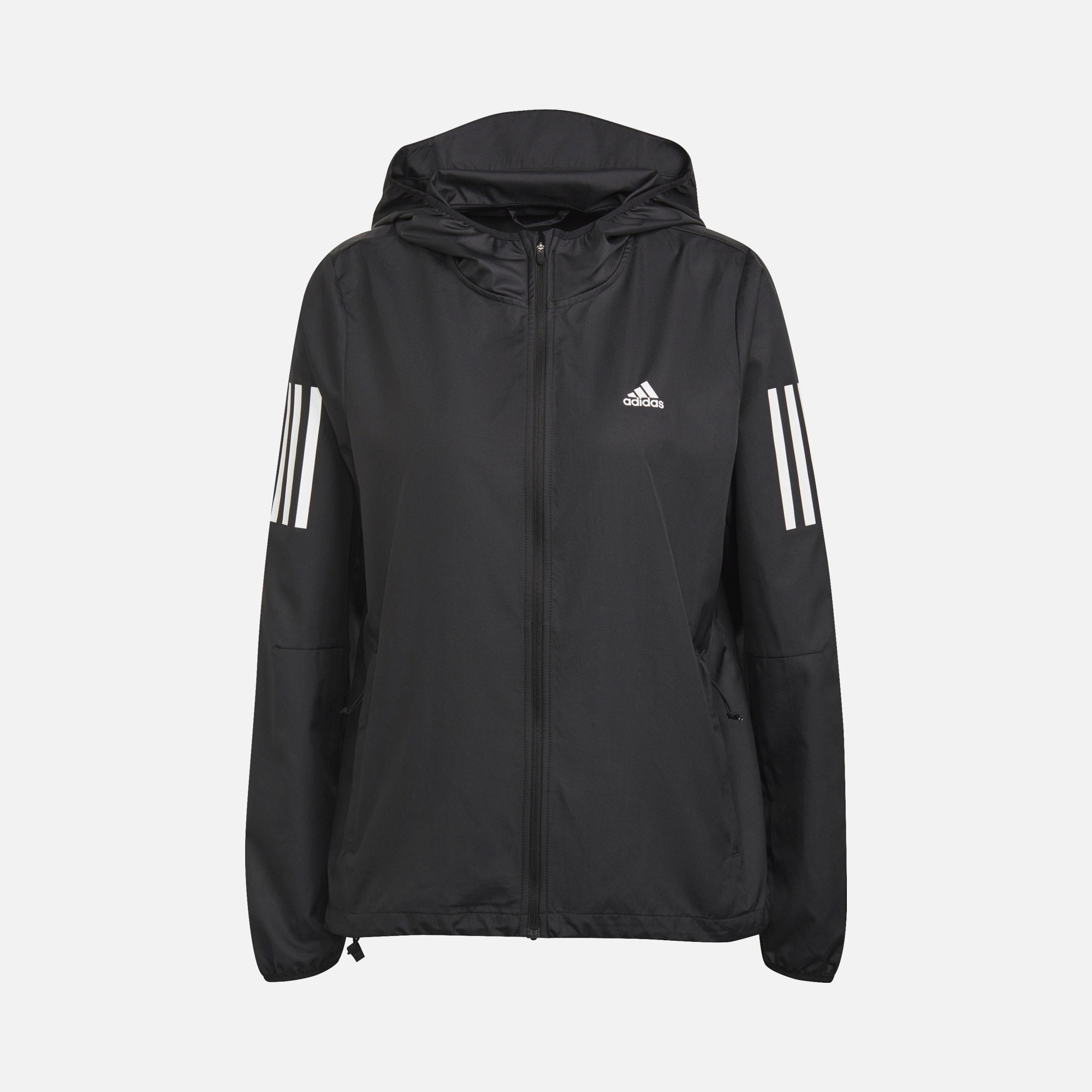 adidas Own the Run 3-Stripes Hooded Running Windbreaker Kadın Ceket