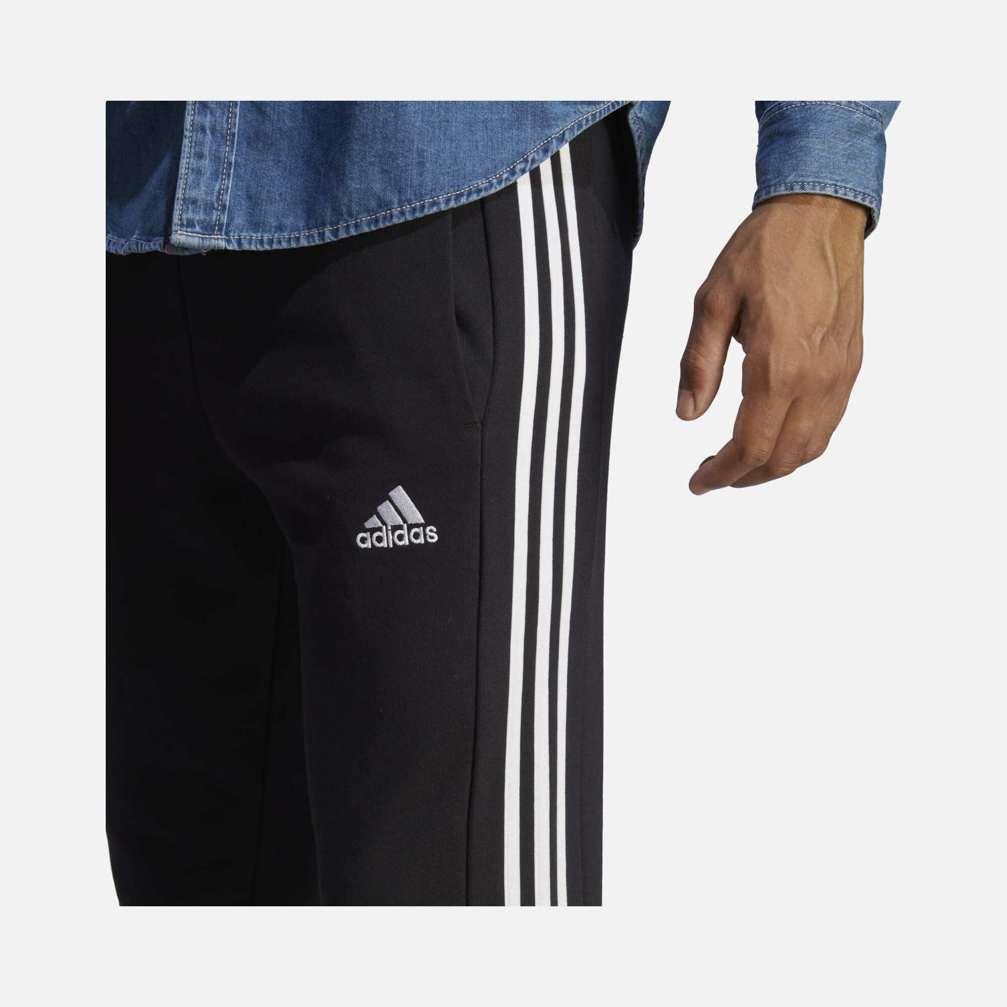 adidas Essentials French Terry Tapered Cuff 3-Stripes SS23 Erkek Eşofman Altı