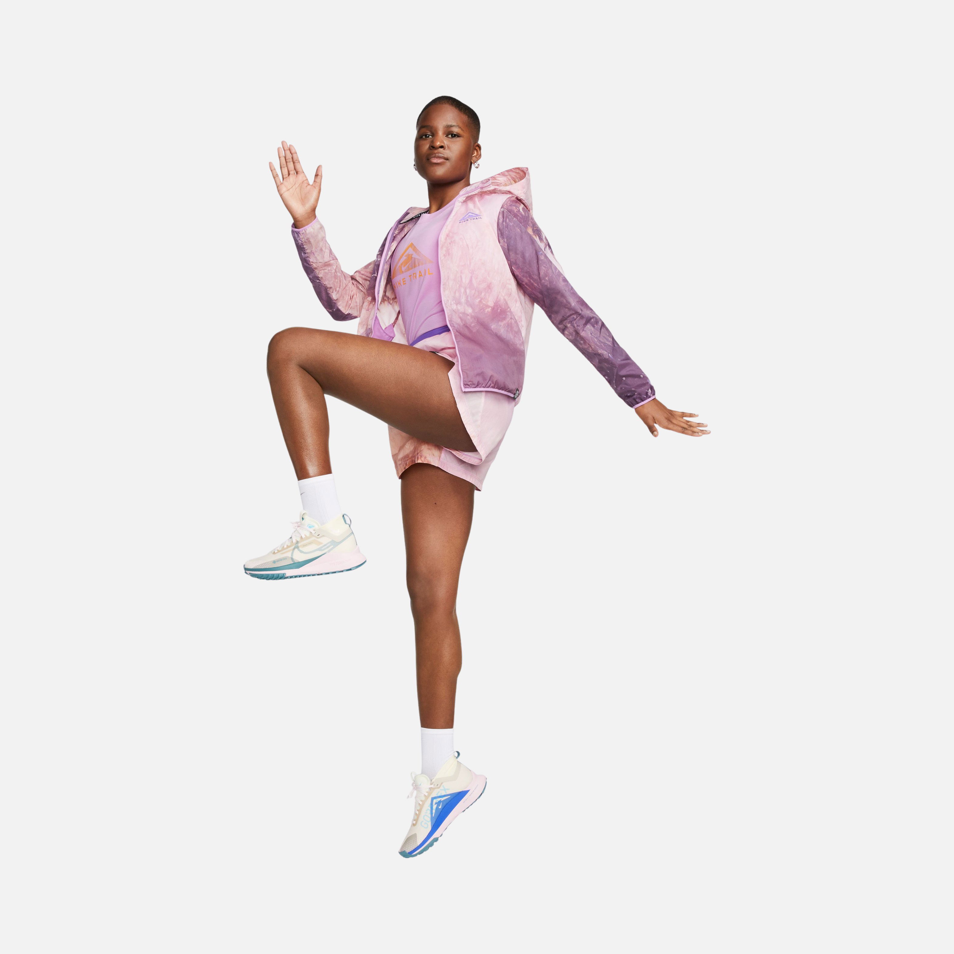 Nike Repel Trail-Running All-Over Printed Recoverable Full-Zip Hoodie Kadın Ceket