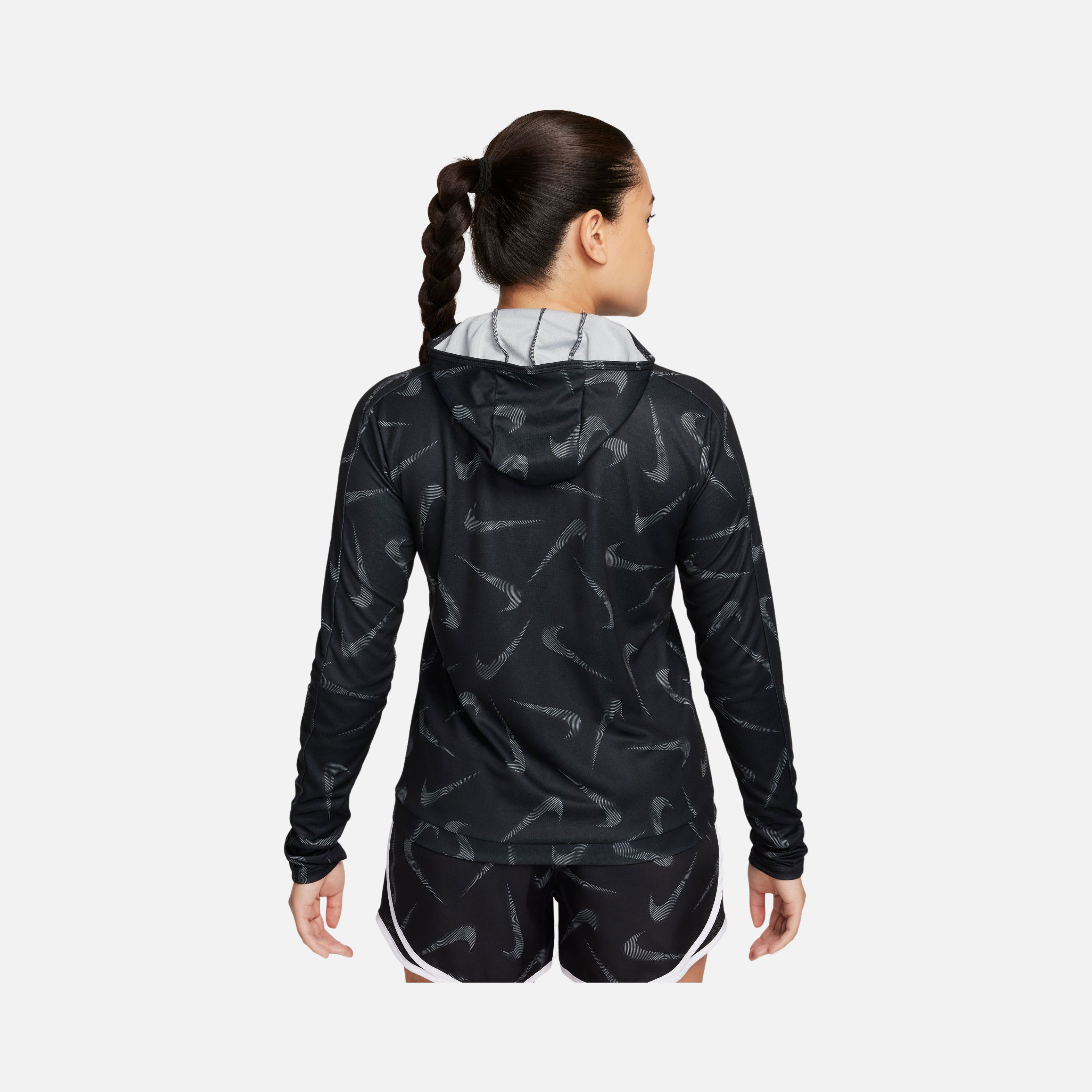 Nike Dri-Fit Swoosh Printed Pacer Running Hoodie Kadın Sweatshirt
