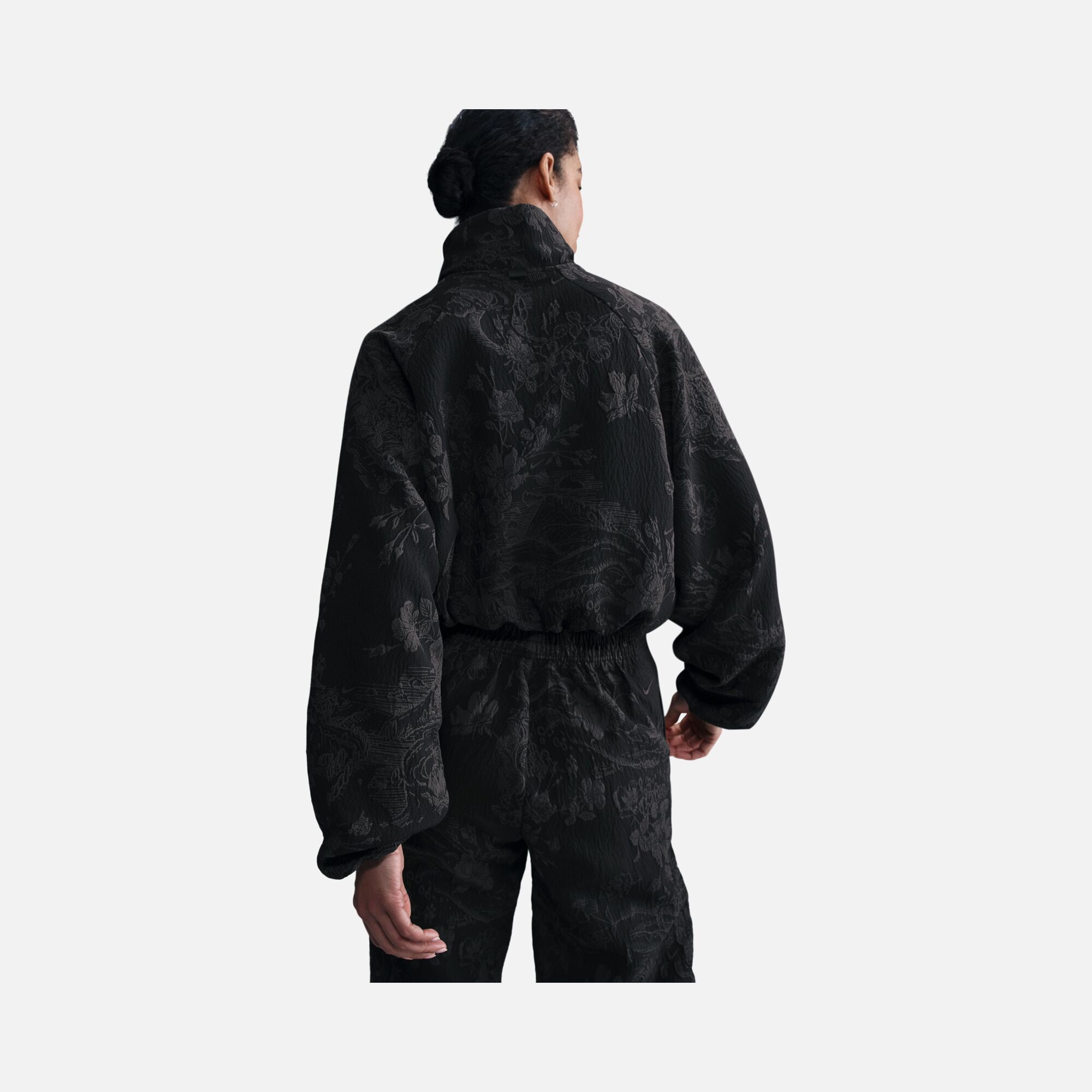 Nike Sportswear Collection Oversized Jacquard Raglan Sleeve Full-Zip Kadın Ceket