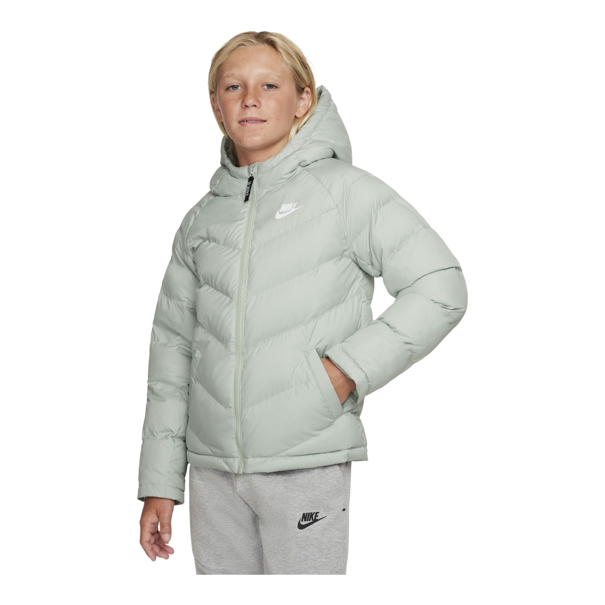 Nike Sportswear Synthetic-Fill Full-Zip Hoodie Çocuk Mont