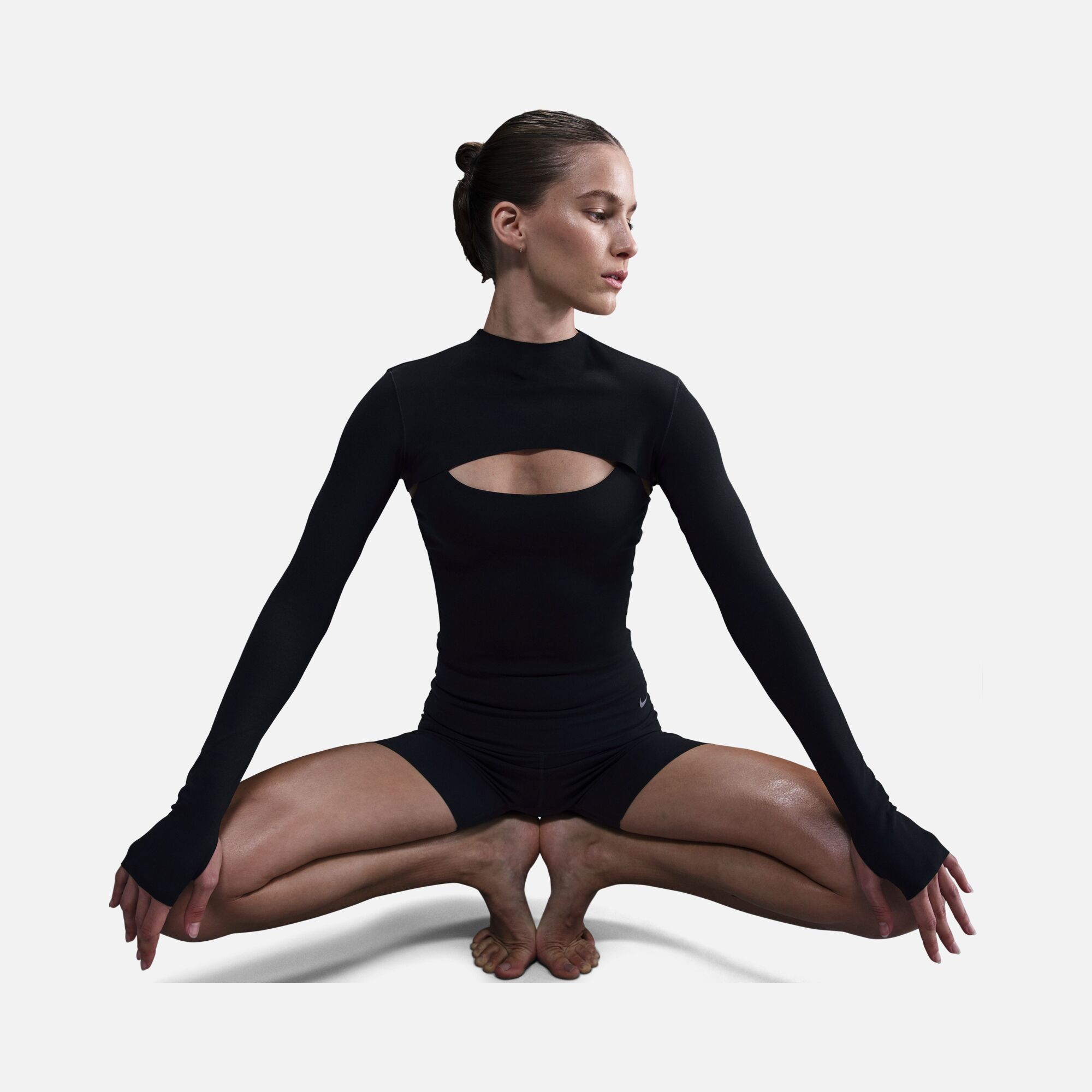 Nike Zenvy Dri-Fit Shrug Training Long-Sleeve Kadın Tişört