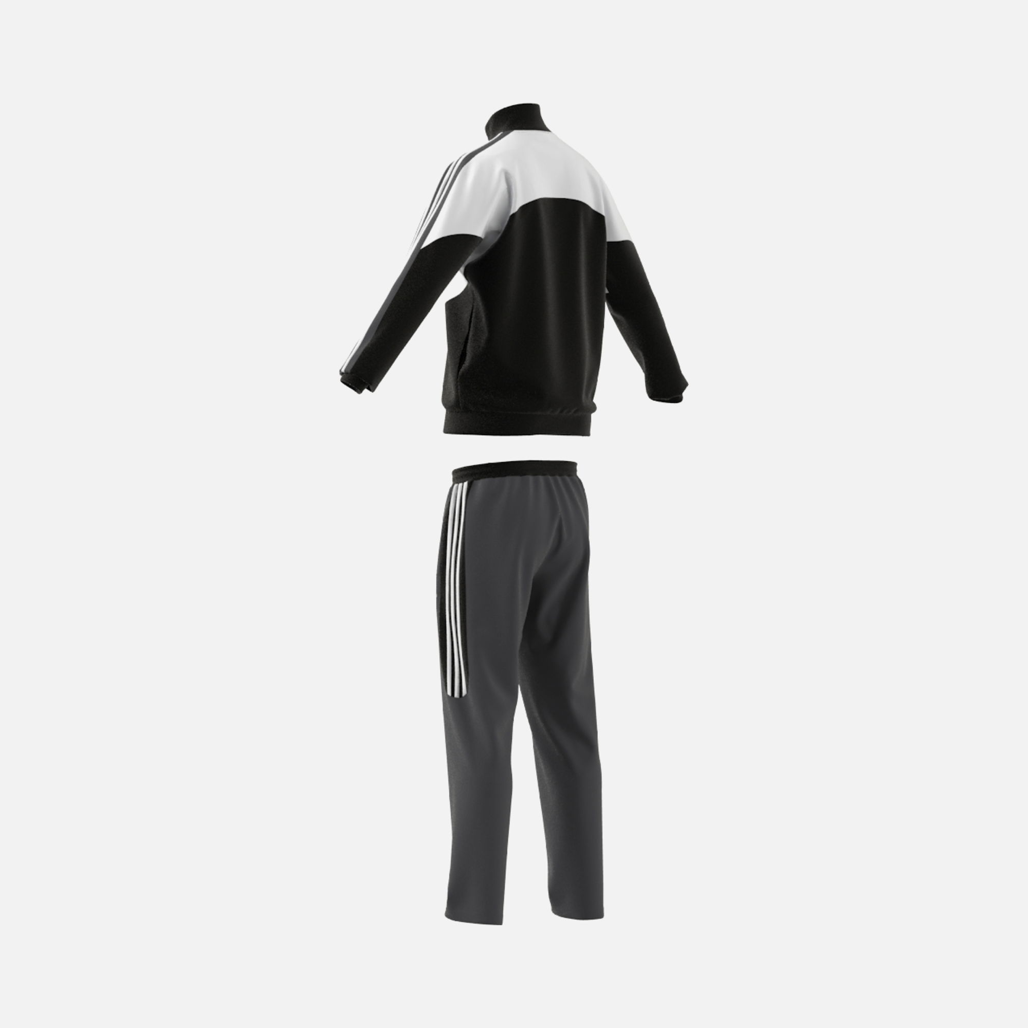 adidas Sportswear Colorblock 3-Stripes Full-Zip Erkek Eşofman Takımı