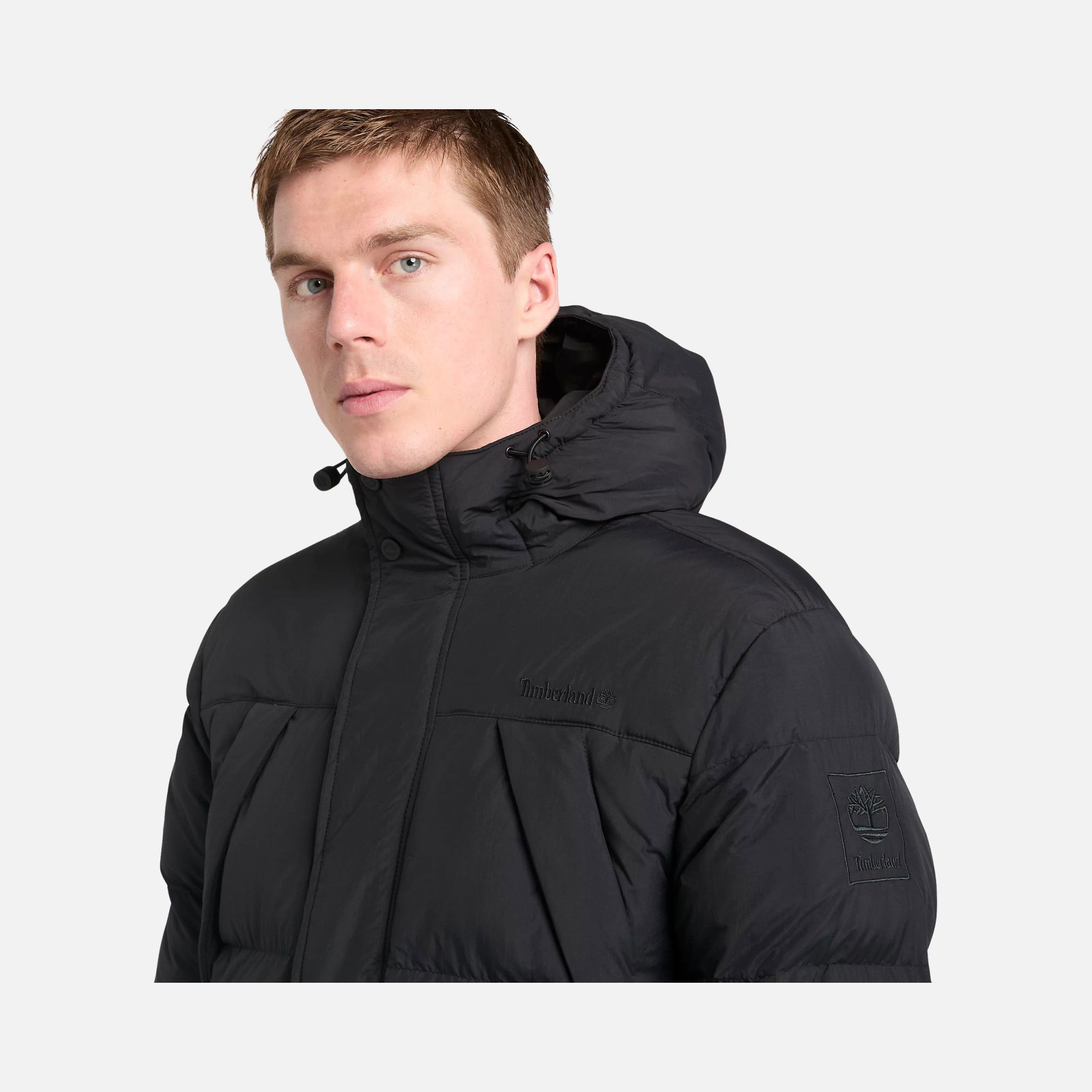 Timberland Durable Water Repellent Puffer Full-Zip Hoodie Erkek Mont