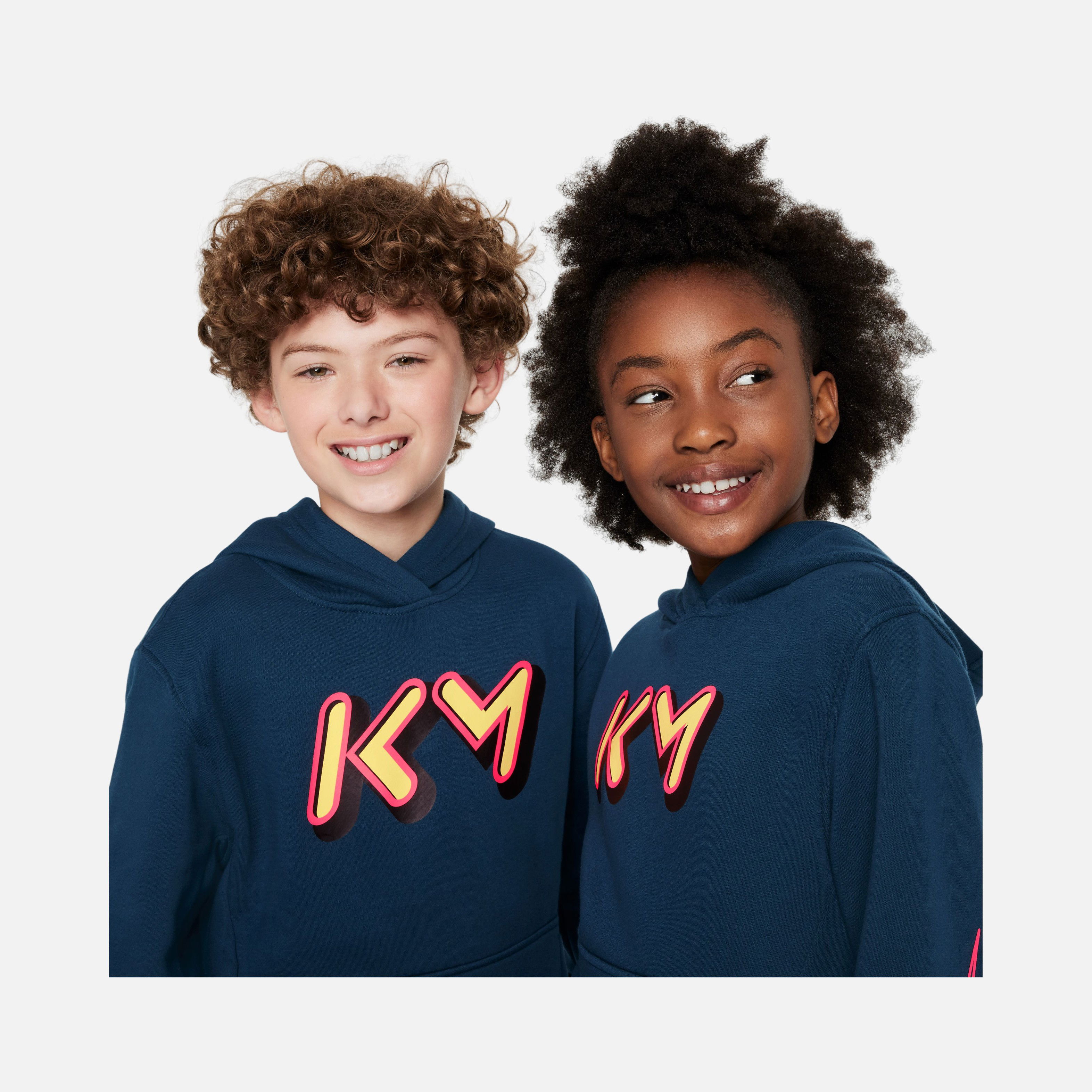 Nike Kylian Mbappé Club Fleece Multidirectional Hoodie Çocuk Sweatshirt