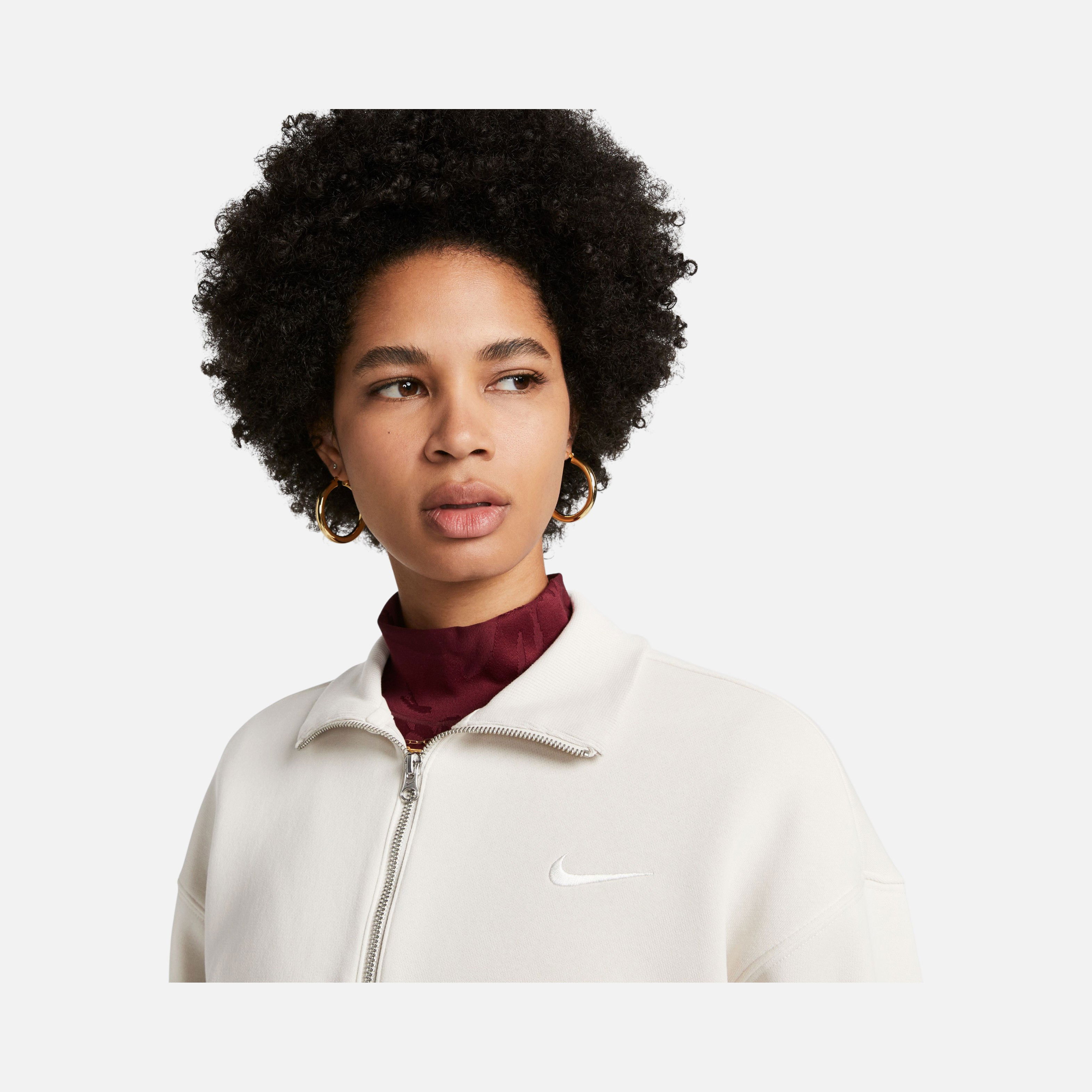 Nike Sportswear Phoenix Fleece Oversized Crop 1/2-Zip Kadın Sweatshirt
