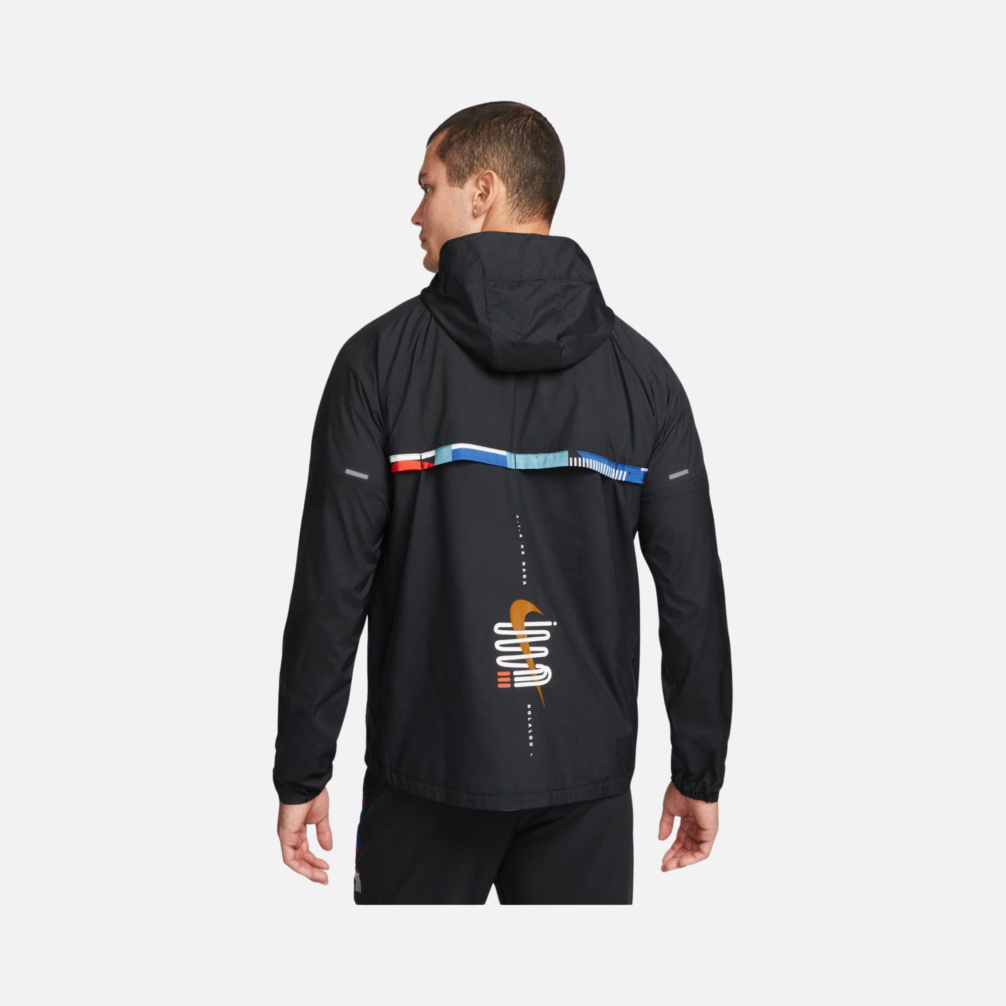 Nike Repel A.I.R. Hola Lou Windrunner Running Full-Zip Hoodie Erkek Ceket