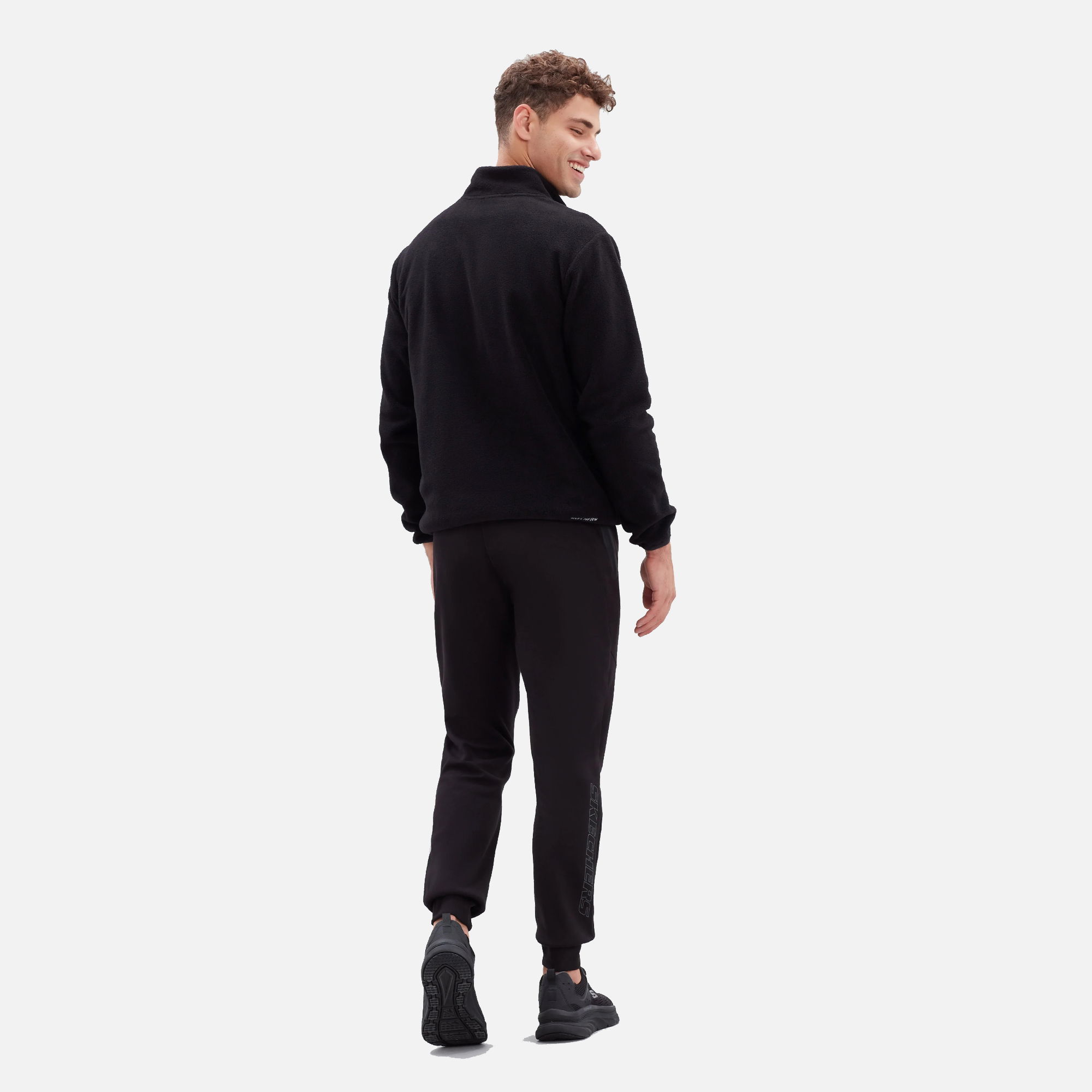 Skechers Woven Panel Fleece Full-Zip Erkek Ceket