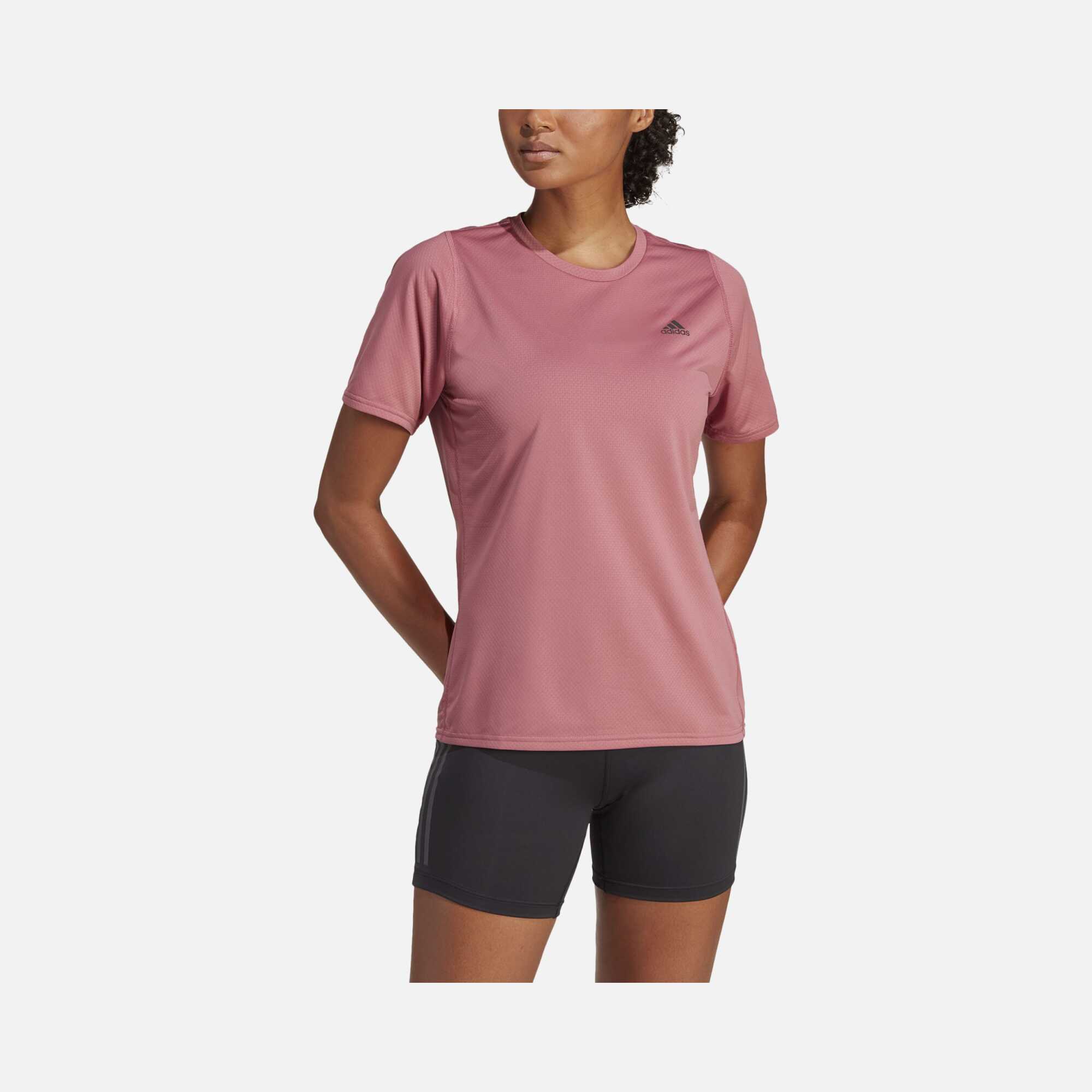 adidas Run Icons AEROREADY Running Short-Sleeve Kadın Tişört