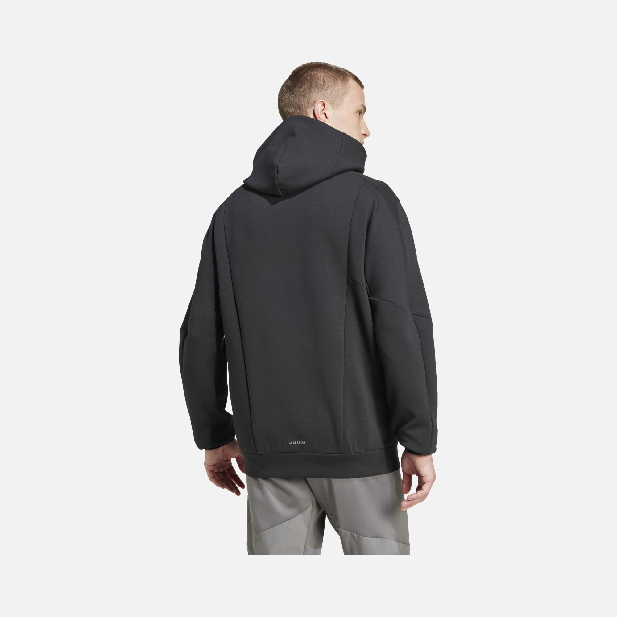 adidas AEROREADY Designed for Training Full-Zip Hoodie Training Erkek Sweatshirt