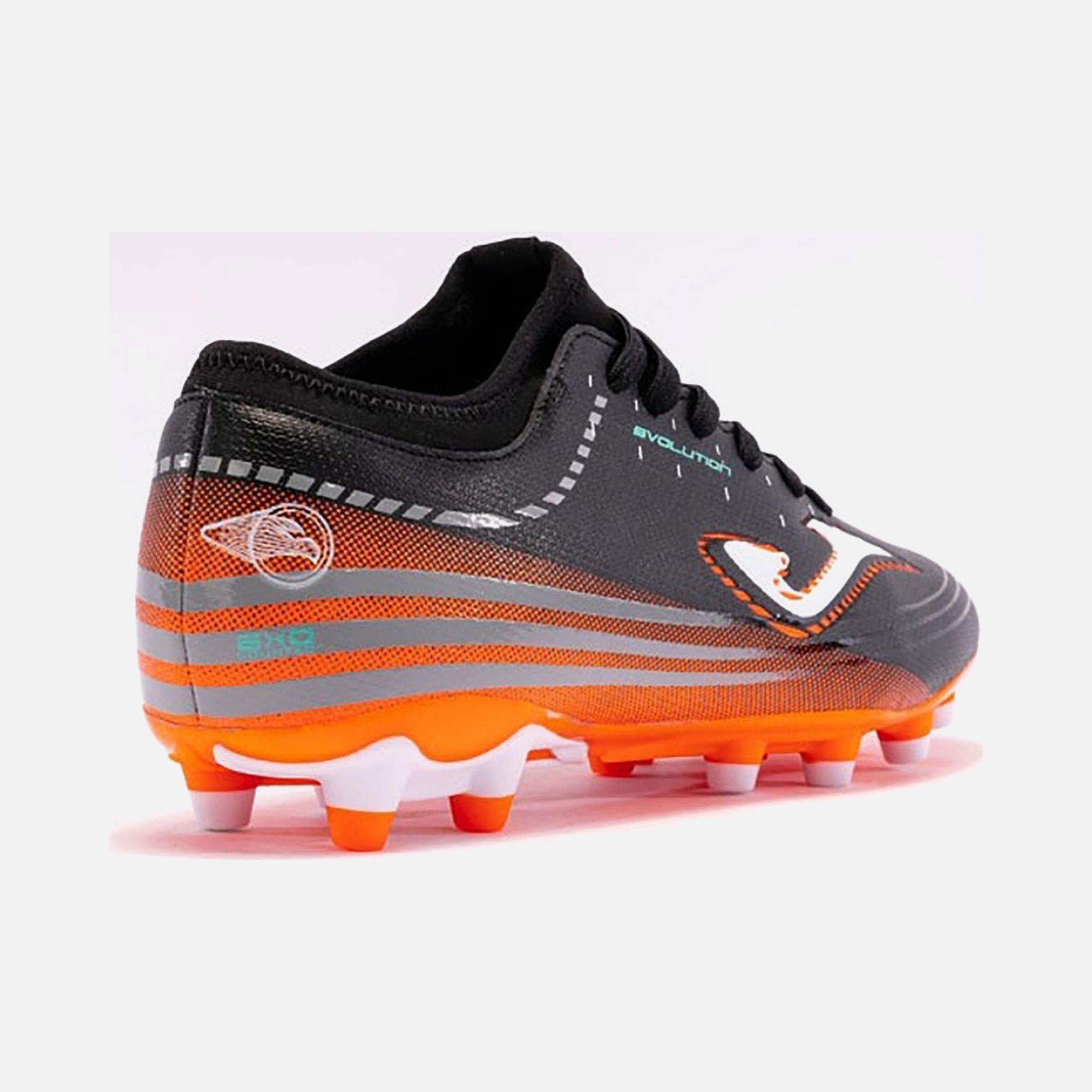Joma Evolution 2401 Negro Naranja FG Firm Ground Erkek Krampon