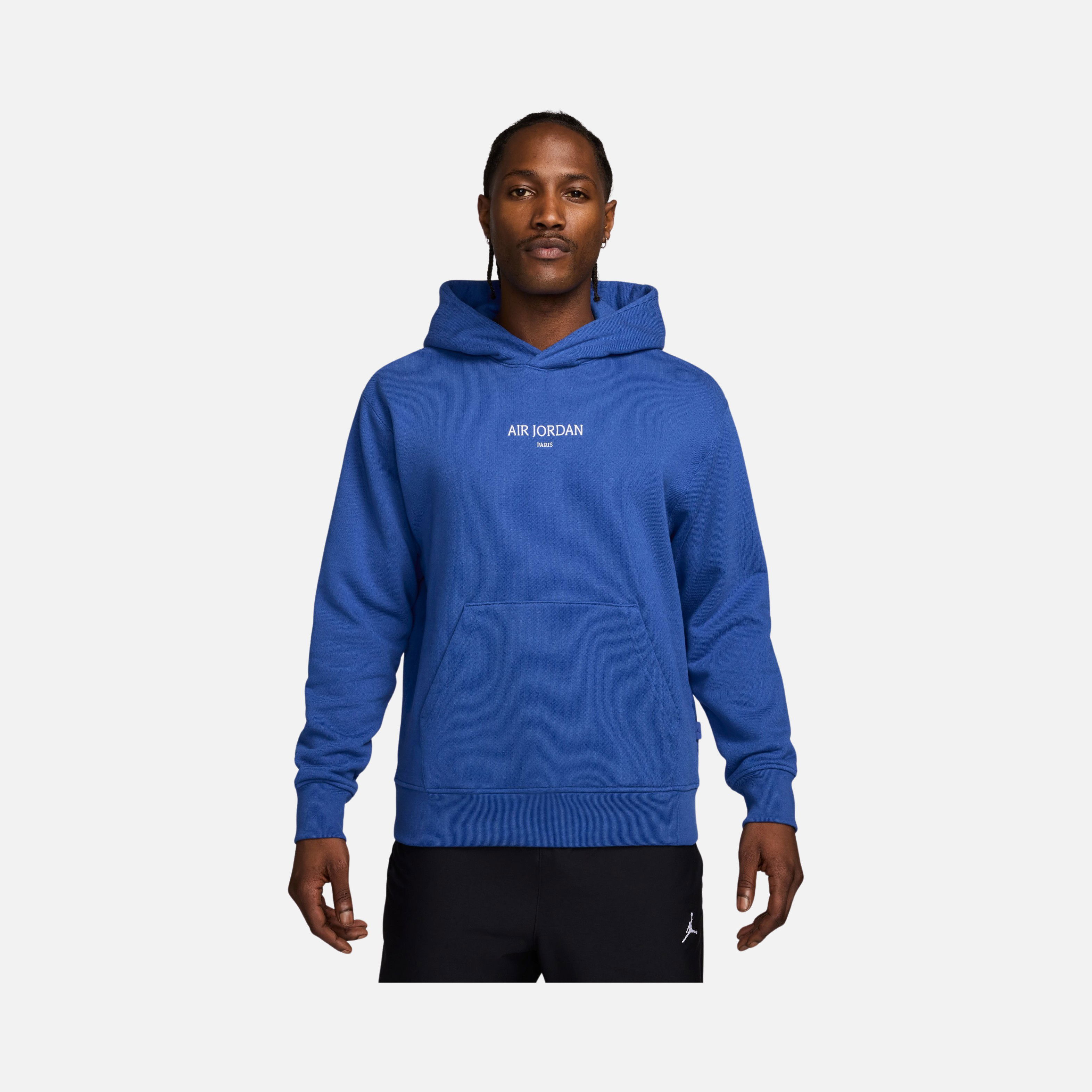 Nike Air Jordan Wordmark Paris Fleece Pullover Hoodie Erkek Sweatshirt