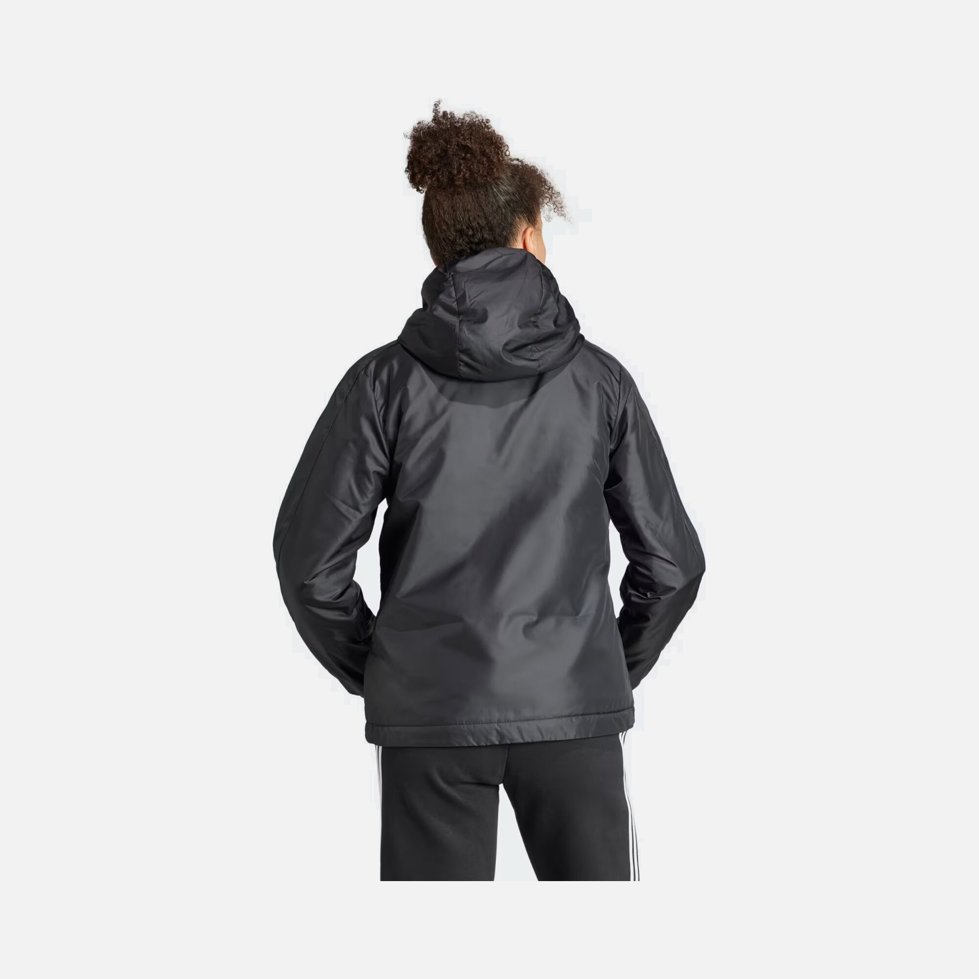 asidas Essentials 3-Stripes Insulated Full-Zip Hoodie Kadın Ceket