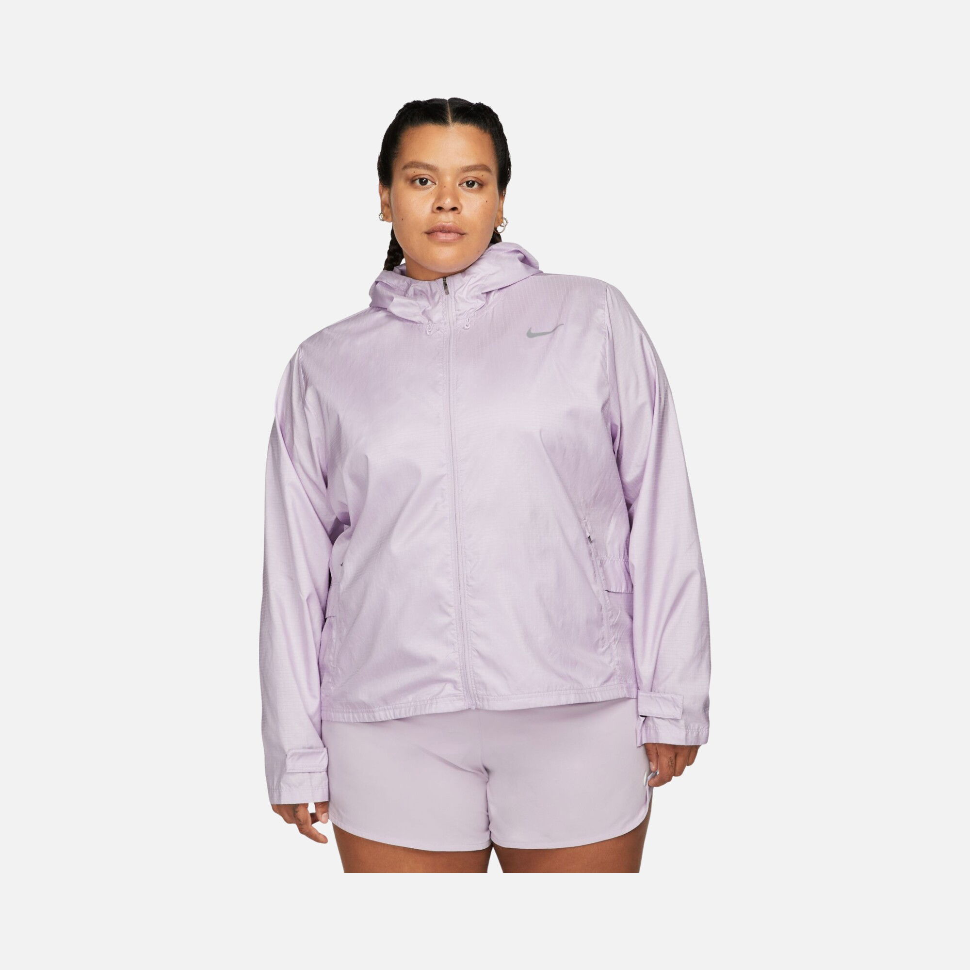 Nike Essential Running Full-Zip Hoodie (Plus Size) Kadın Ceket