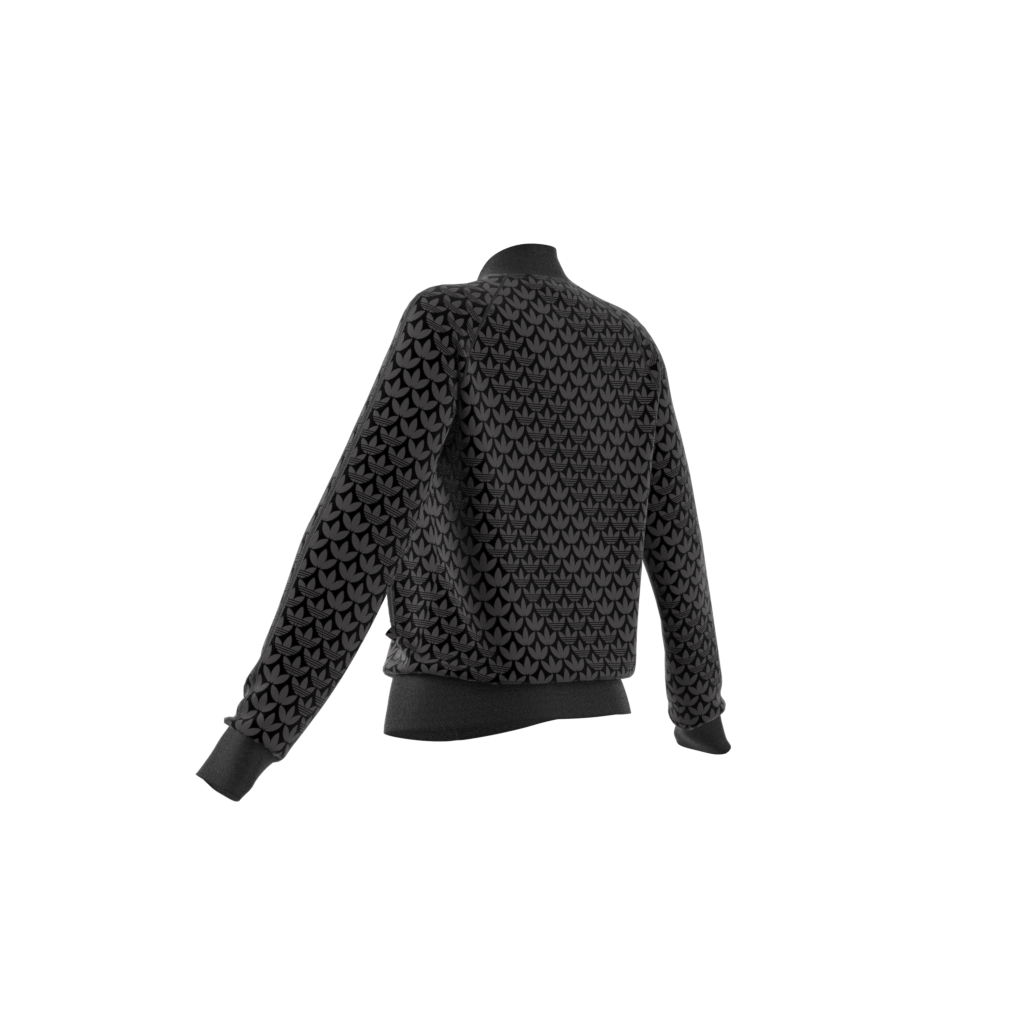 adidas Sportswear Trefoil Monogram SST 3-Stripes Full-Zip Hoodie Kadın Ceket