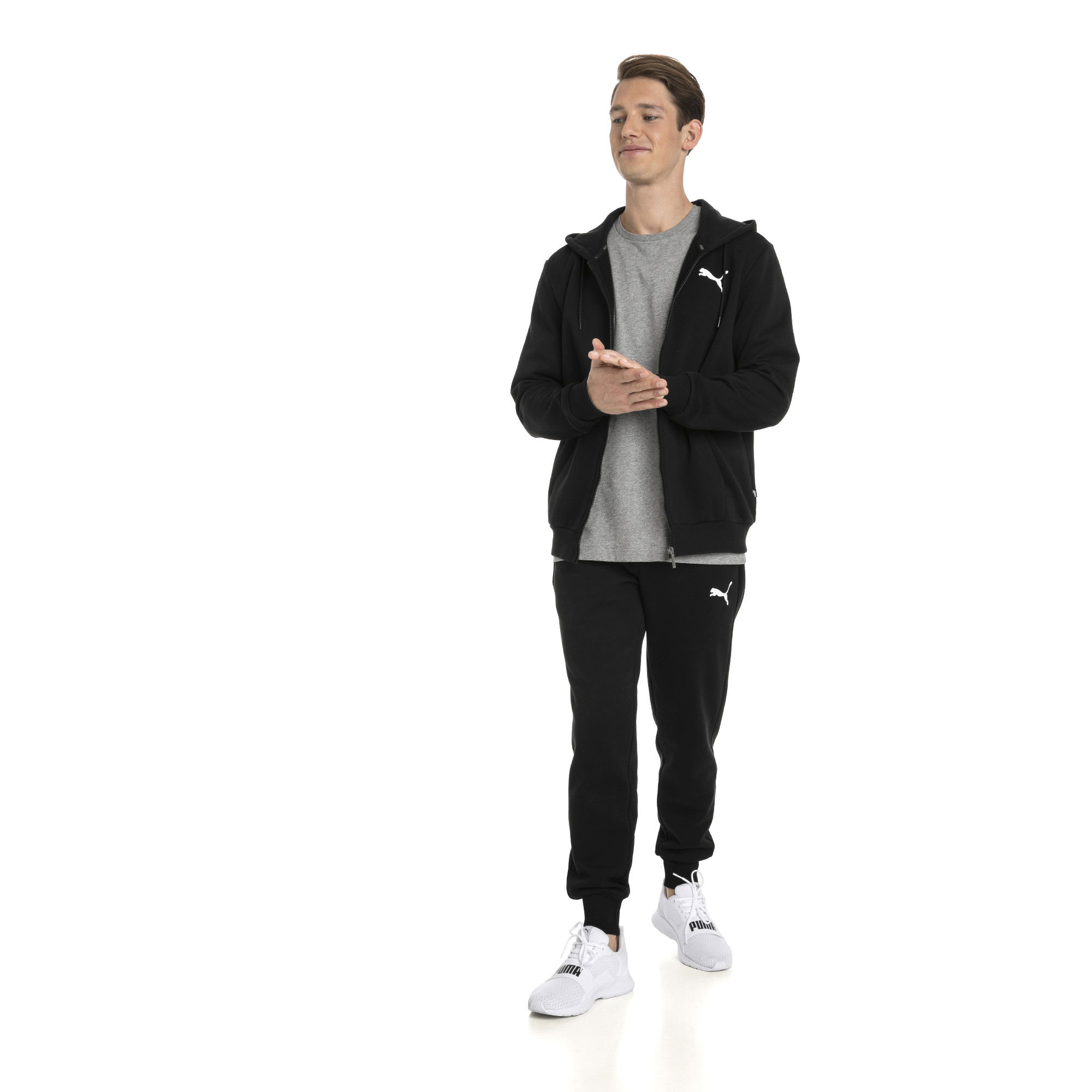 Puma Essentials Fleece Full-Zip Hoody Erkek Sweatshirt