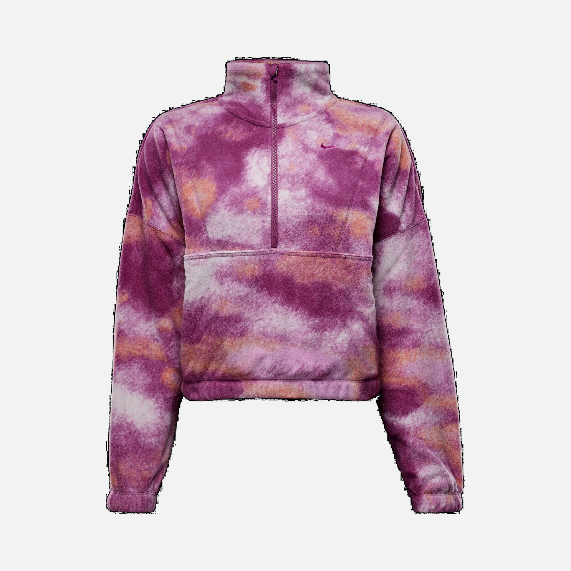 Nike One Top Fleece All Over Printed Half-Zip Kadın Sweatshirt