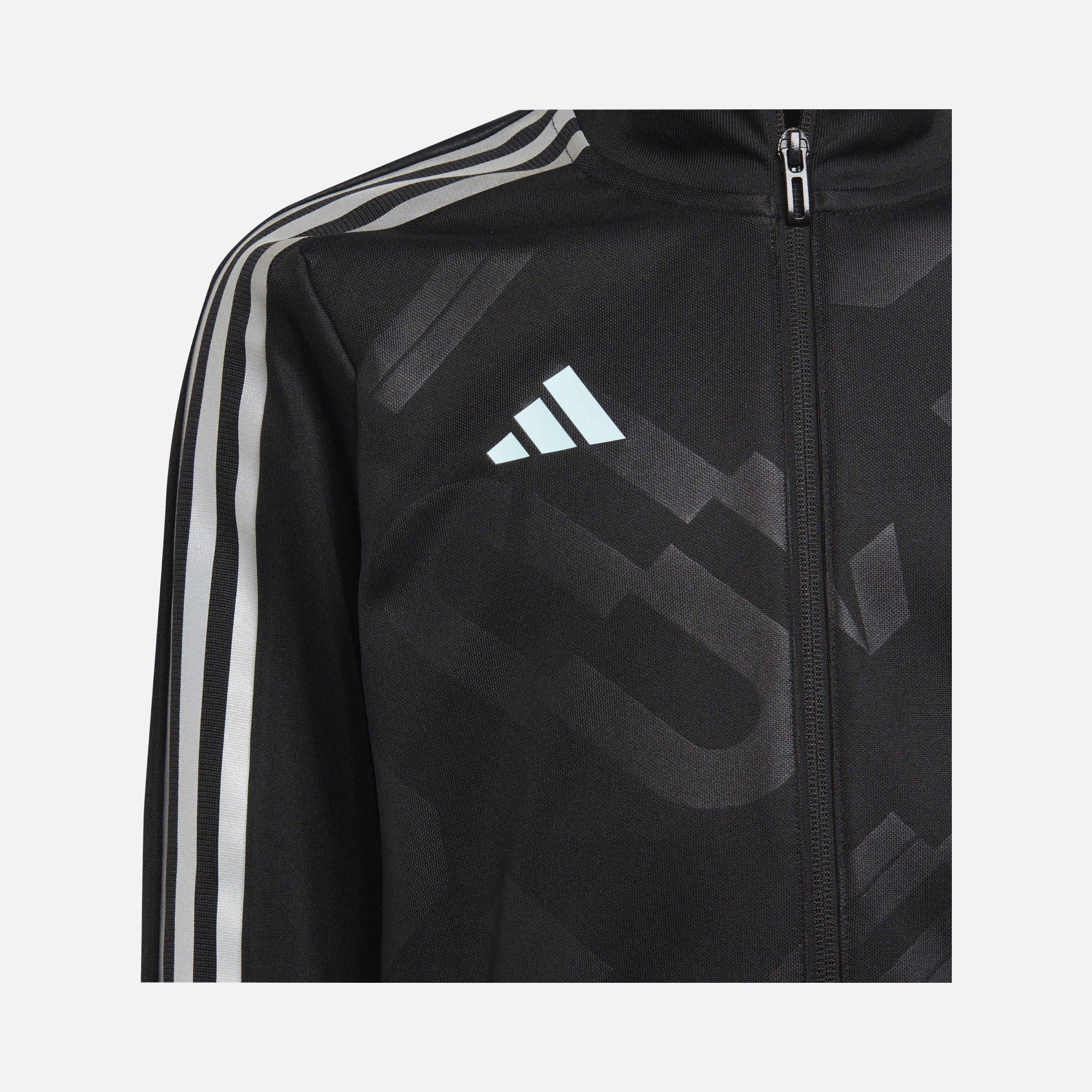 adidas Messi 3-Stripes Full-Zip Hoodie Çocuk Ceket