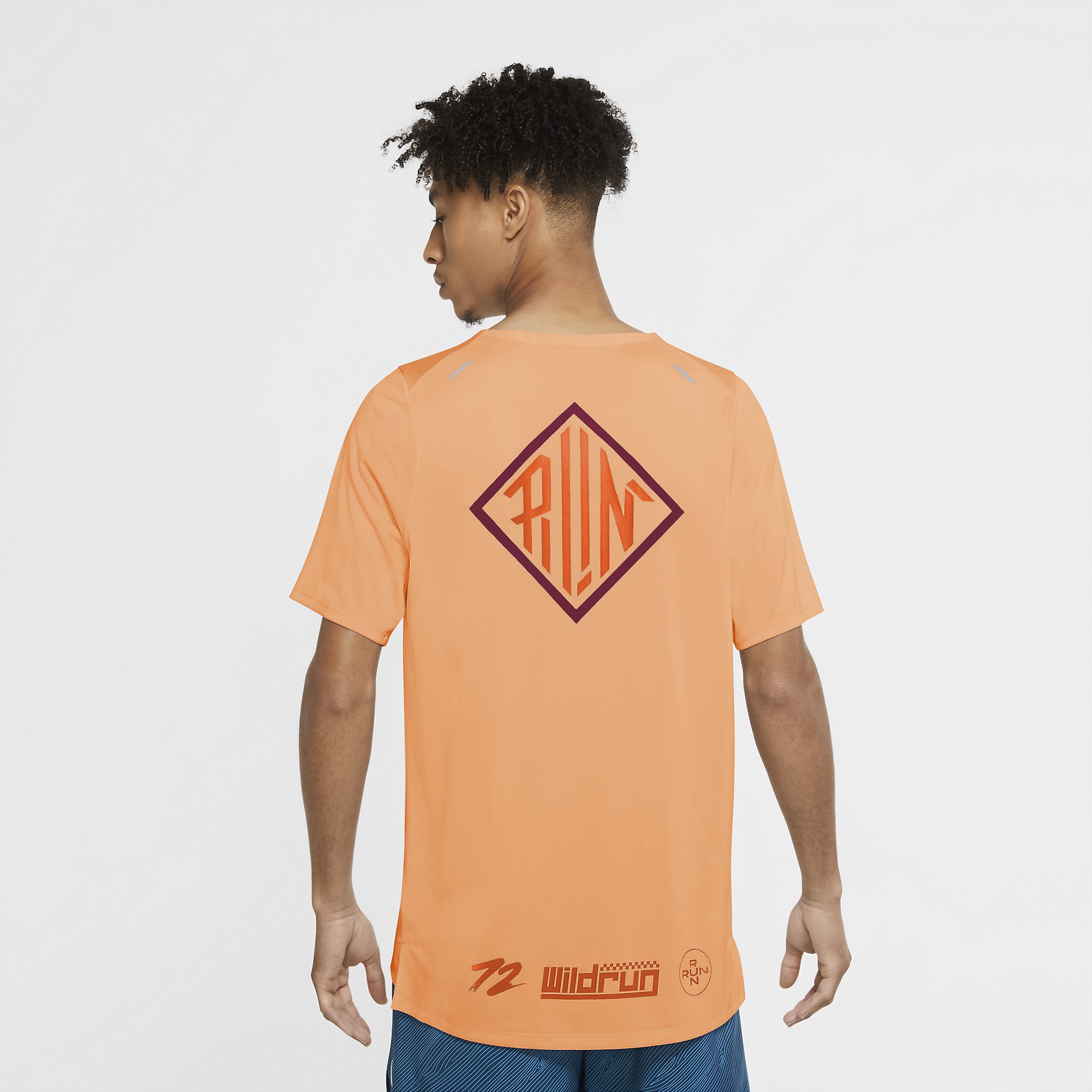 Nike Dri Fit Rise 365 Wild Running Top Erkek Tişört