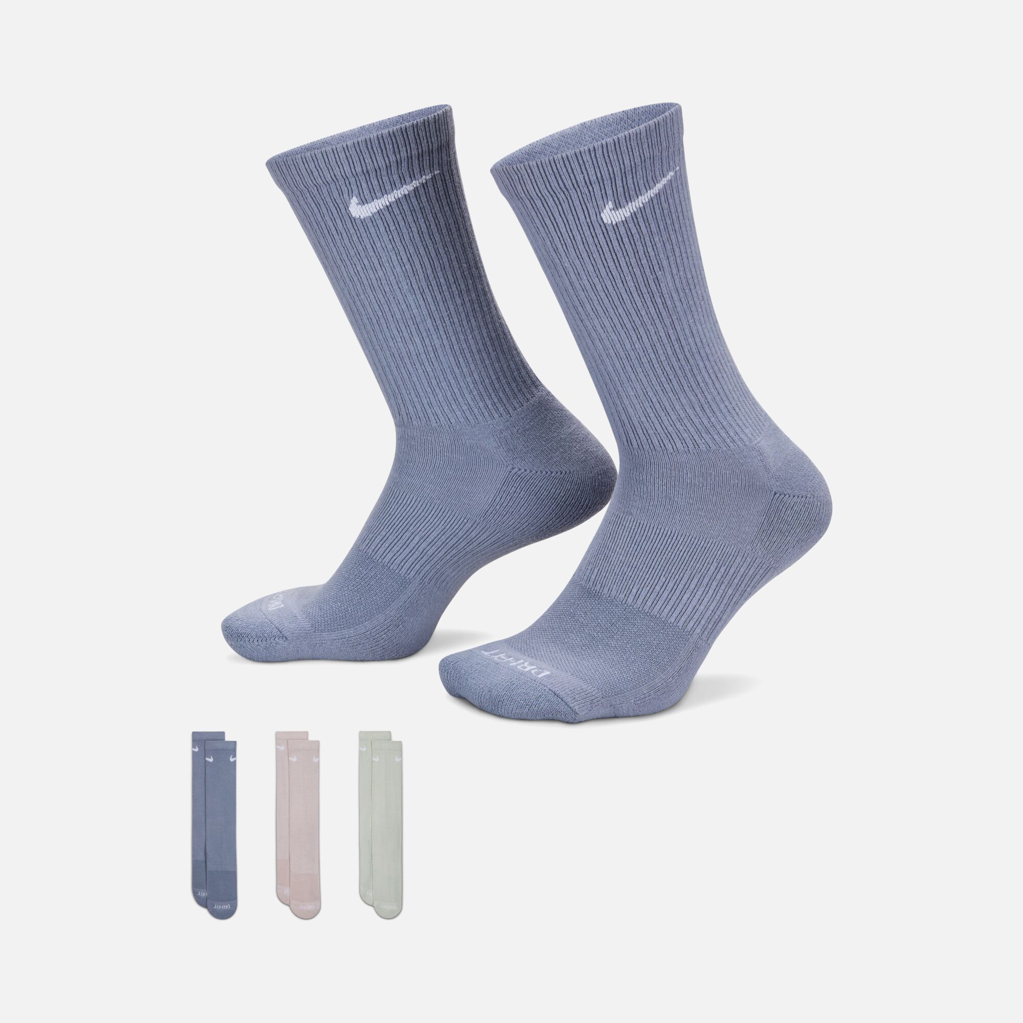 Nike Everyday Plus Cushioned Training Crew (3 Pairs) Unisex Çorap