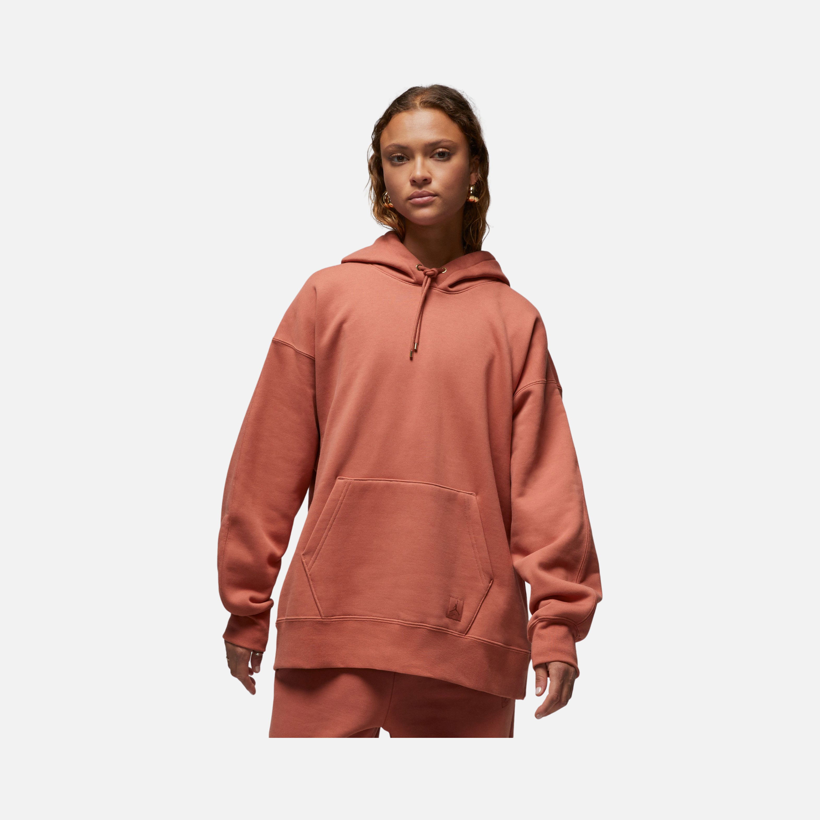 Nike Jordan Flight Fleece Oversized Pullover Hoodie Kadın Sweatshirt