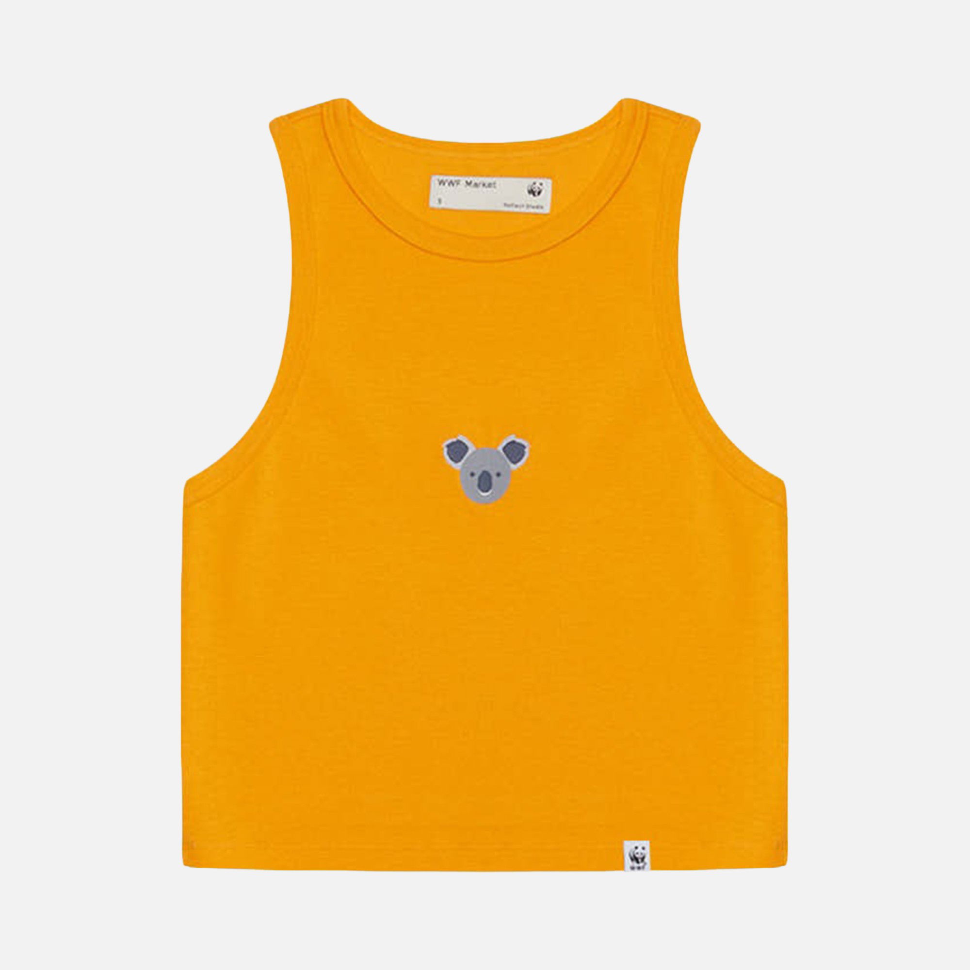 WWF Sportswear Koala Embroidered Cropped Kadın Atlet