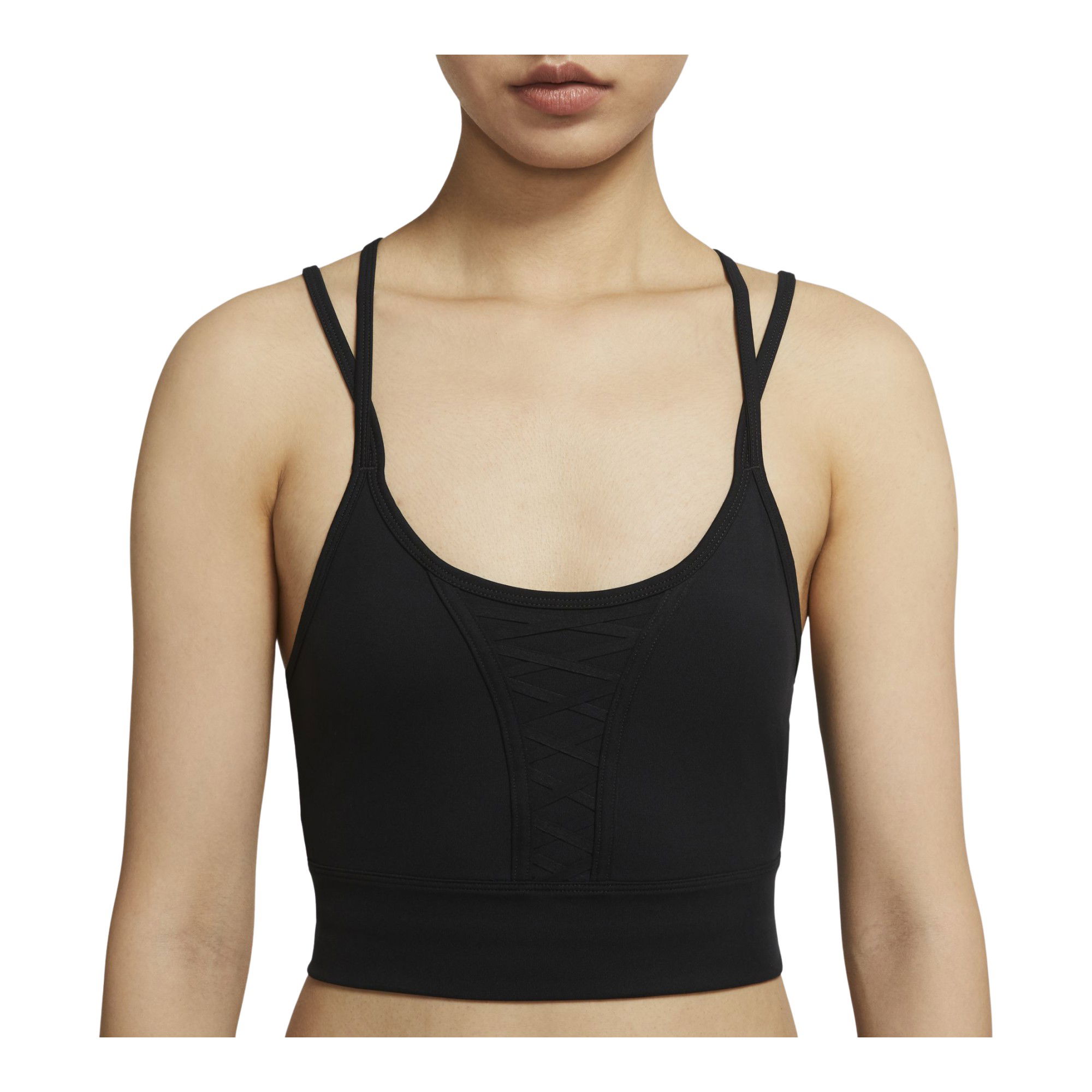 Nike Dri-Fit Cropped Laced Training Tank Kadın Atlet