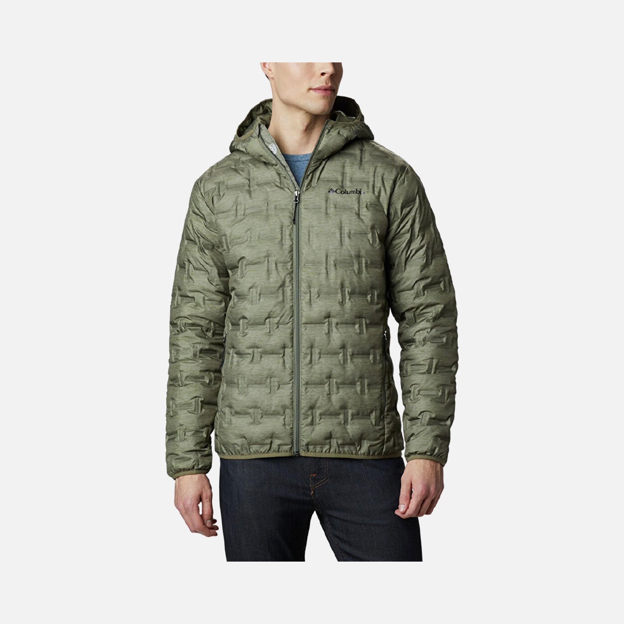 Columbia Delta Ridge™ Down Full-Zip Hoodie Erkek Mont