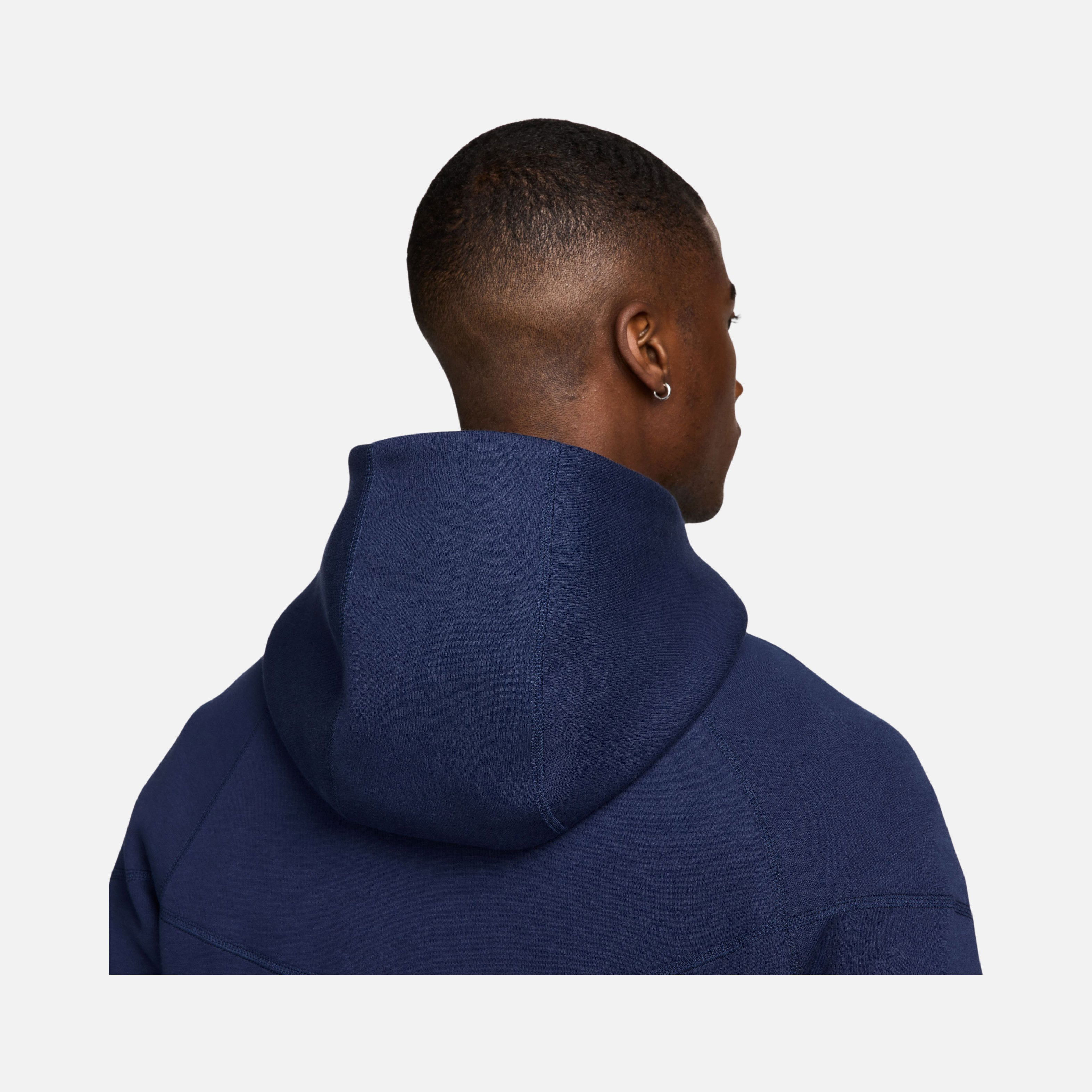 Nike Paris Saint-Germain Tech Fleece Windrunner FW24 Full-Zip Hoodie Erkek Sweatshirt